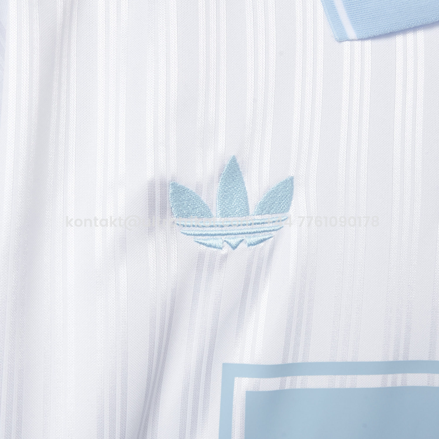 UltraTrikot-Bohemian 25-26 Oasis Originals Tour White And Sky Blue Jersey With Number 25 - Fans Version