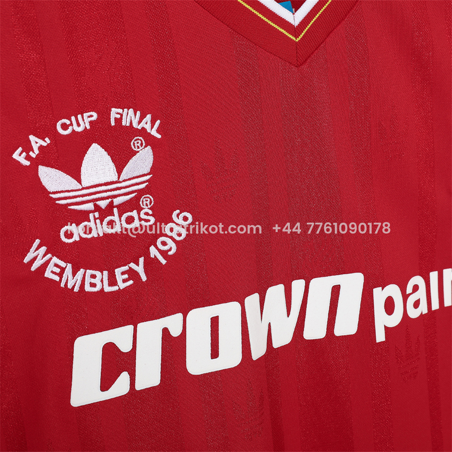 UltraTrikot-Retro Liver.pool 1985-86 Home Jersey - FA CUP FINAL Version