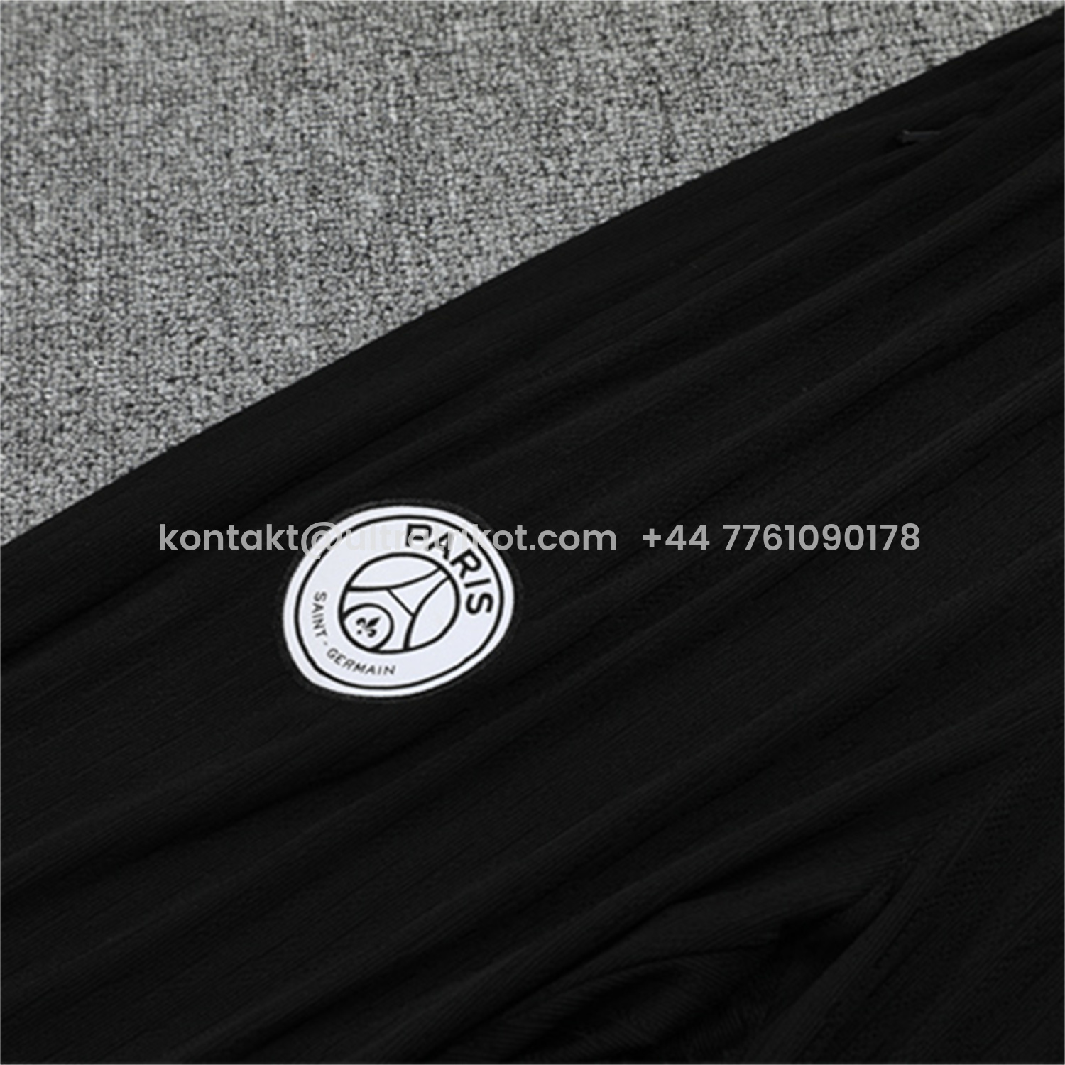 UltraTrikot-Paris Saint-Germain PSG 25-26 Long Sleeve Training Set - JD Black Pink Top and Black Pants