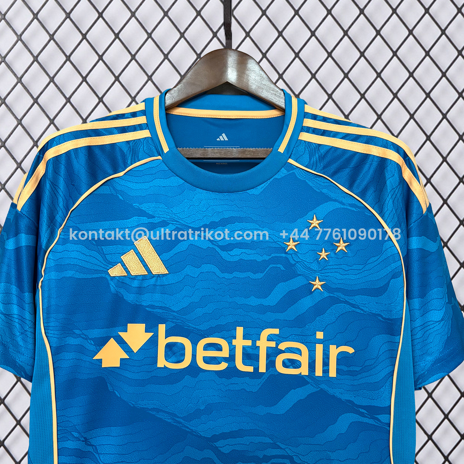UltraTrikot-Cruzeiro 25-26 Third Lake Blue Jersey - Fans Version