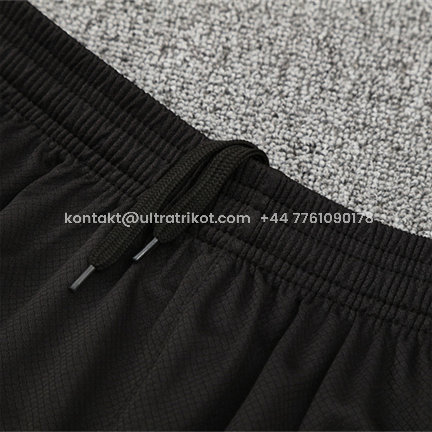 UltraTrikot-Brazil 25-26 Short-Sleeve Training Set - Black Top & Black Shorts