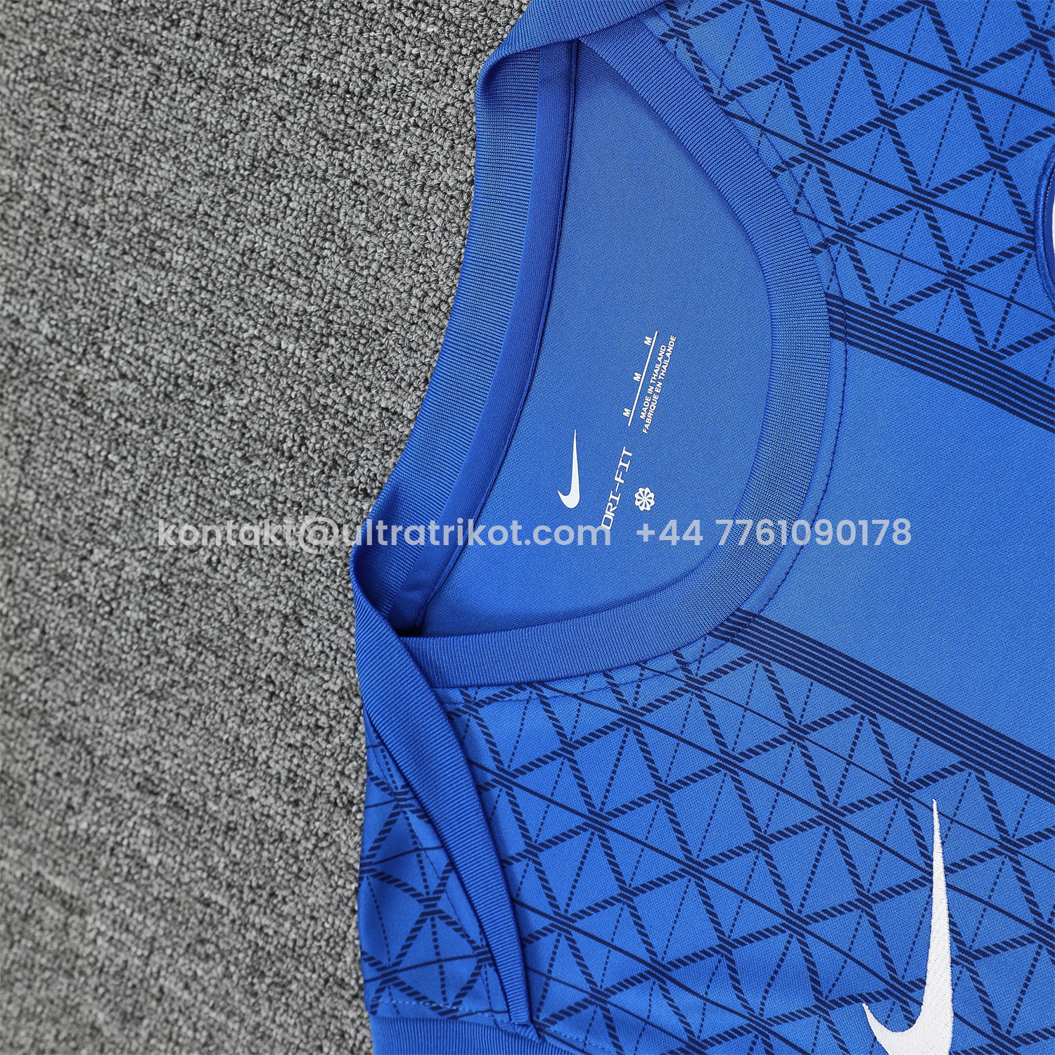 UltraTrikot-Paris Saint-Germain PSG 25-26 Vest Training Set - Ocean Blue Vest & Deep Blue Shorts