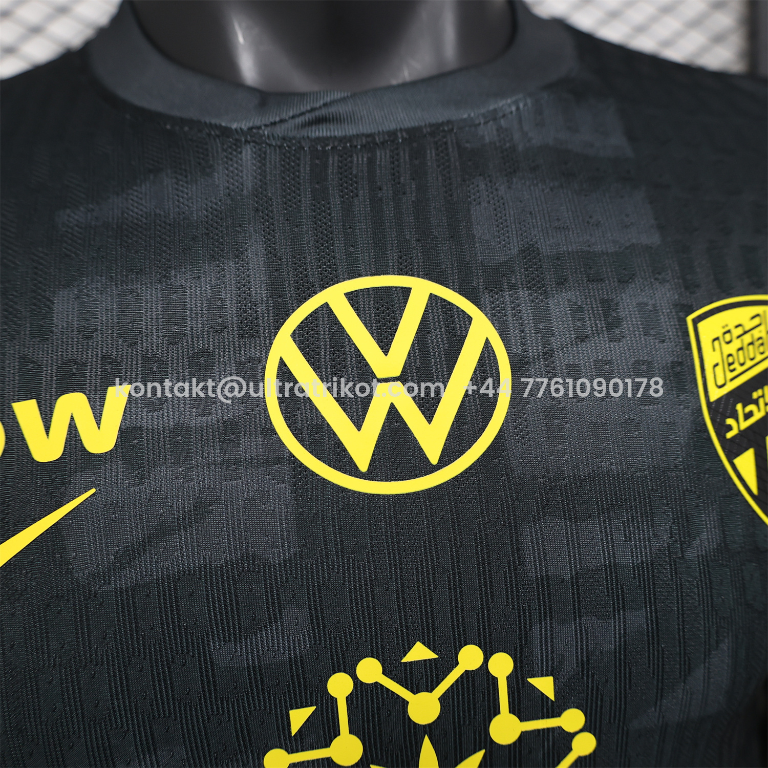 UltraTrikot-Al Ittihad Jeddah United 25-26 Third Jersey With Chest Sponsor - Player Version