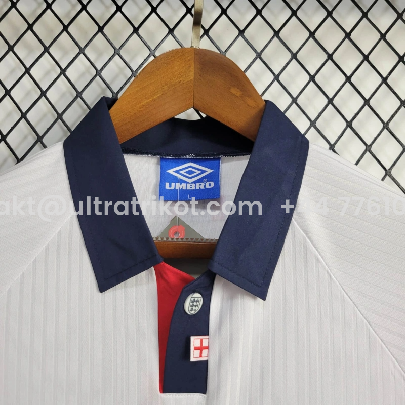UltraTrikot-Retro England 1998 Home Stadium Jersey