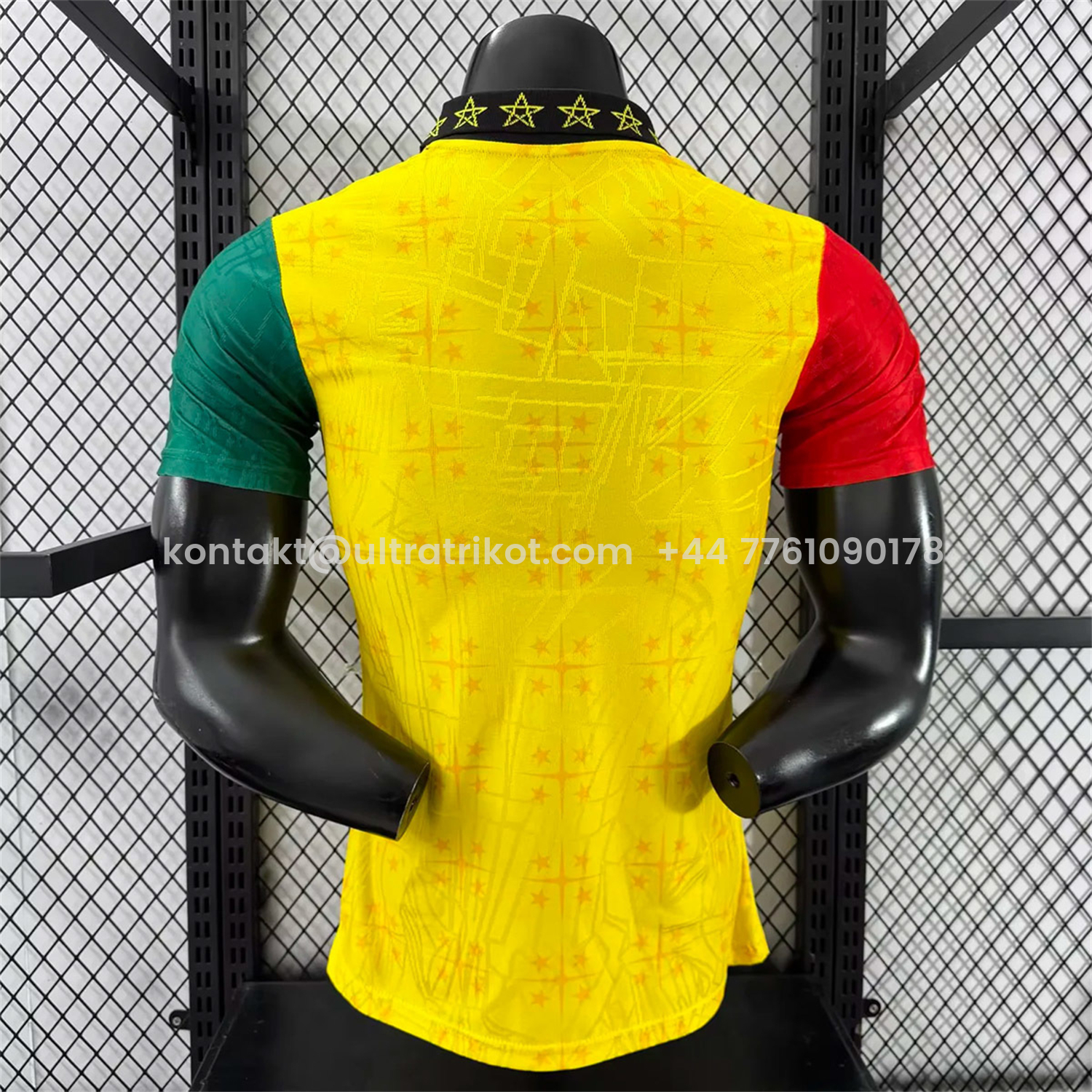 UltraTrikot-Ghana 2026 Coat Of Arms Yellow Special Jersey - Player Version
