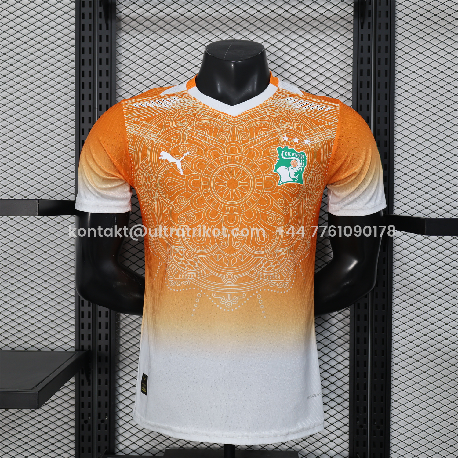 UltraTrikot-Ivory Coast 2026 Orange And White Special Jersey - Player Version