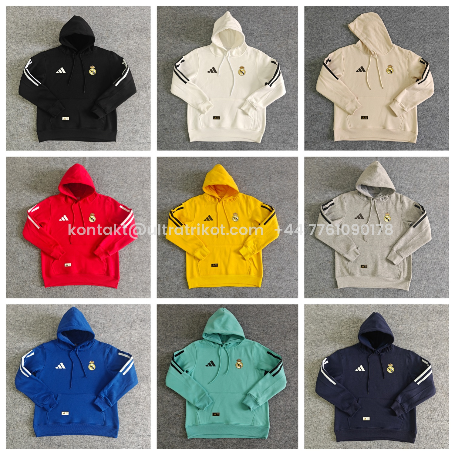 UltraTrikot-Real Madrid 25-26 Home Unisex Pullover Hoodie