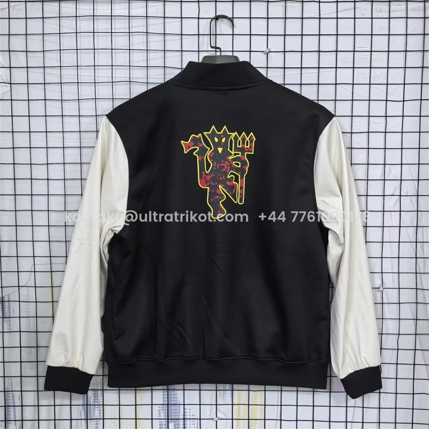 UltraTrikot-Manchester United 25-26 Windbreaker Jacket - White And Black