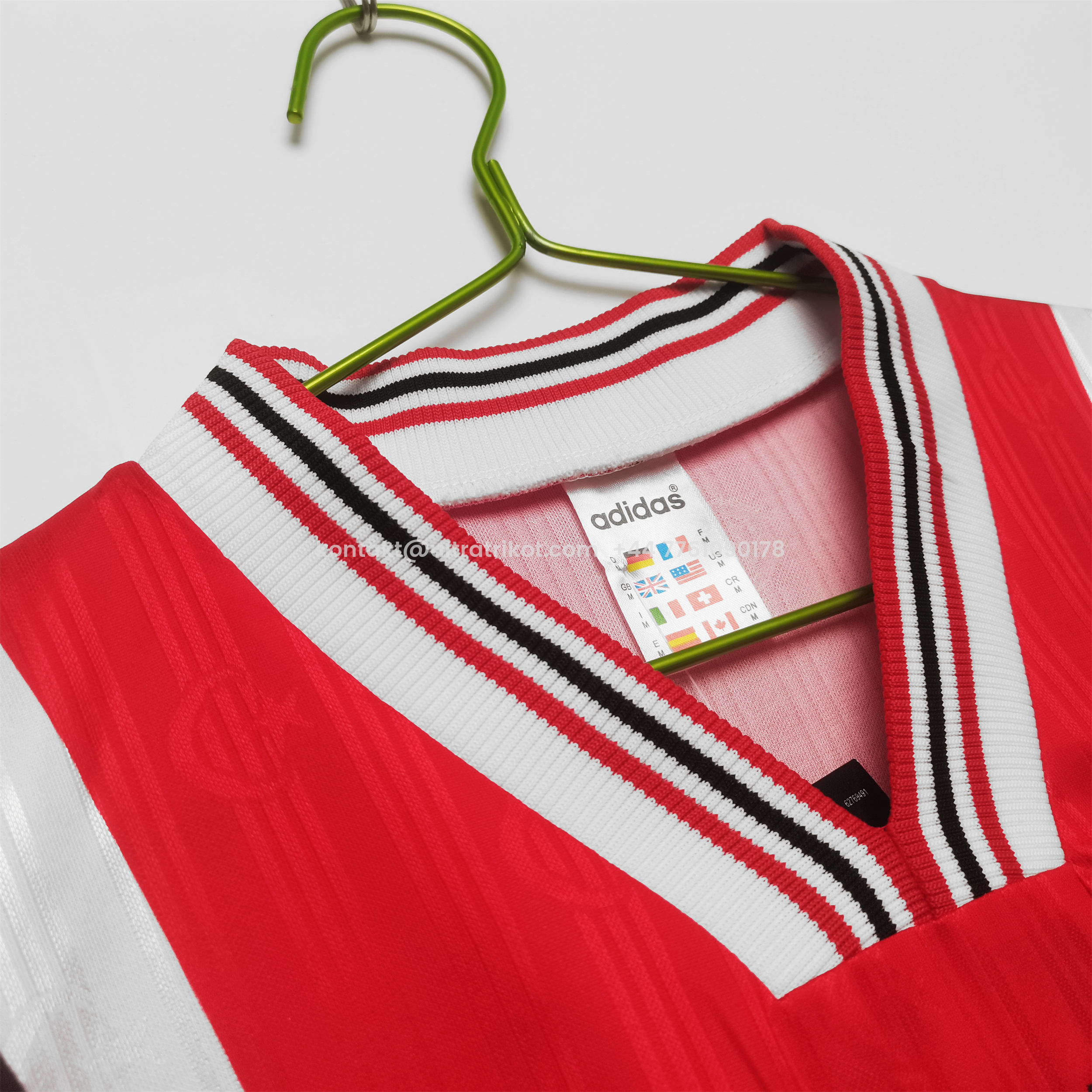 UltraTrikot-Retro Turkey 1996 Home Stadium Jersey