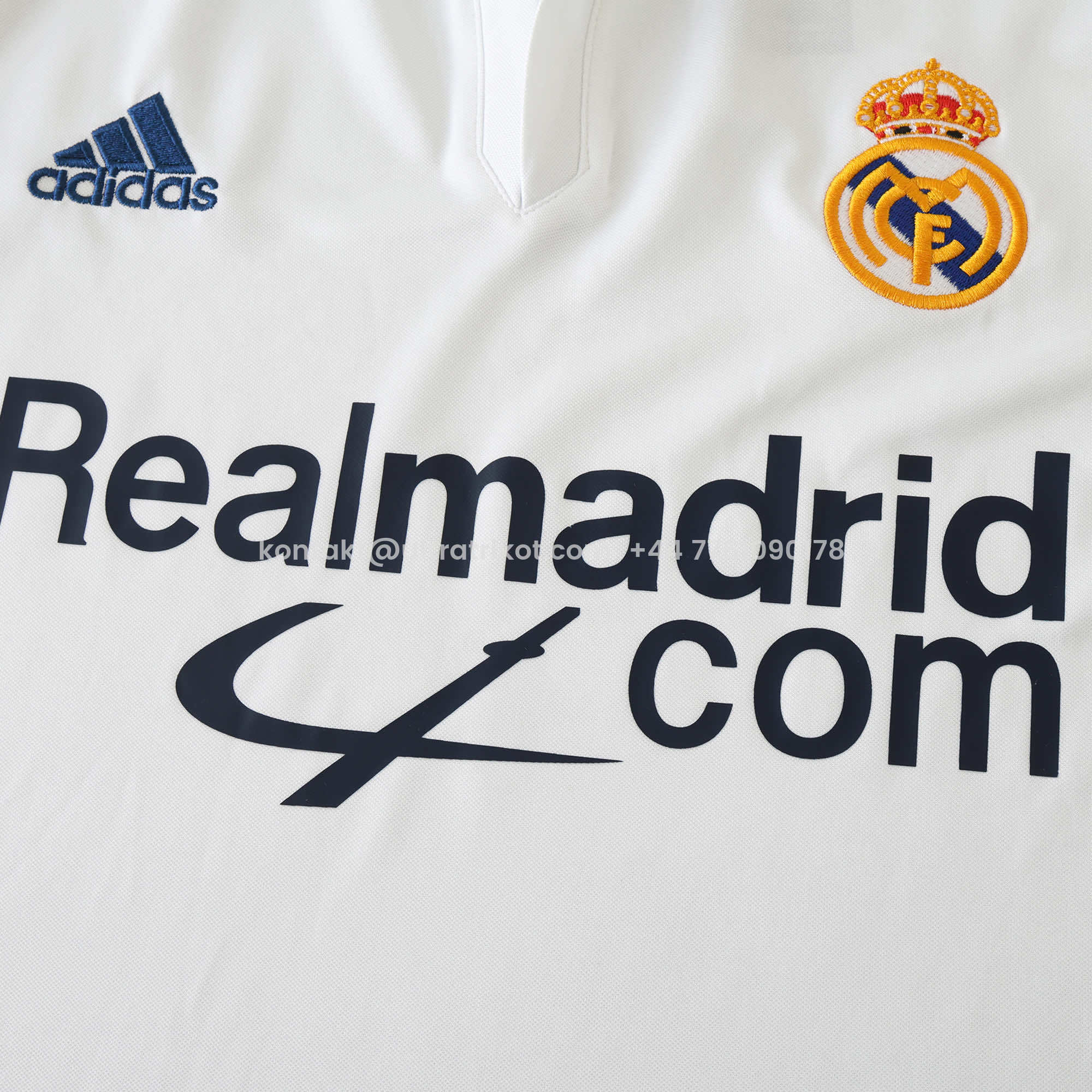UltraTrikot-Retro Real Madrid 2001-02 Home Jersey