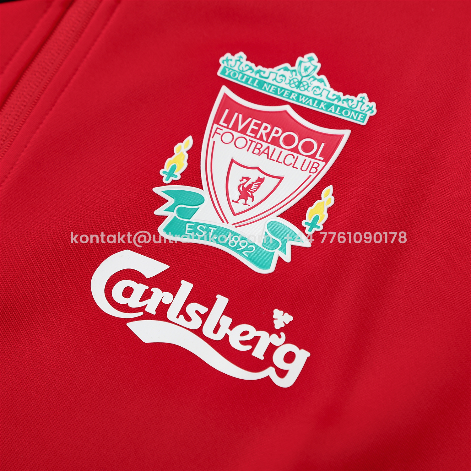 UltraTrikot-Liver.pool 25-26 Jacket Training Tracksuit - Red Jackets & Deep Blue Pants