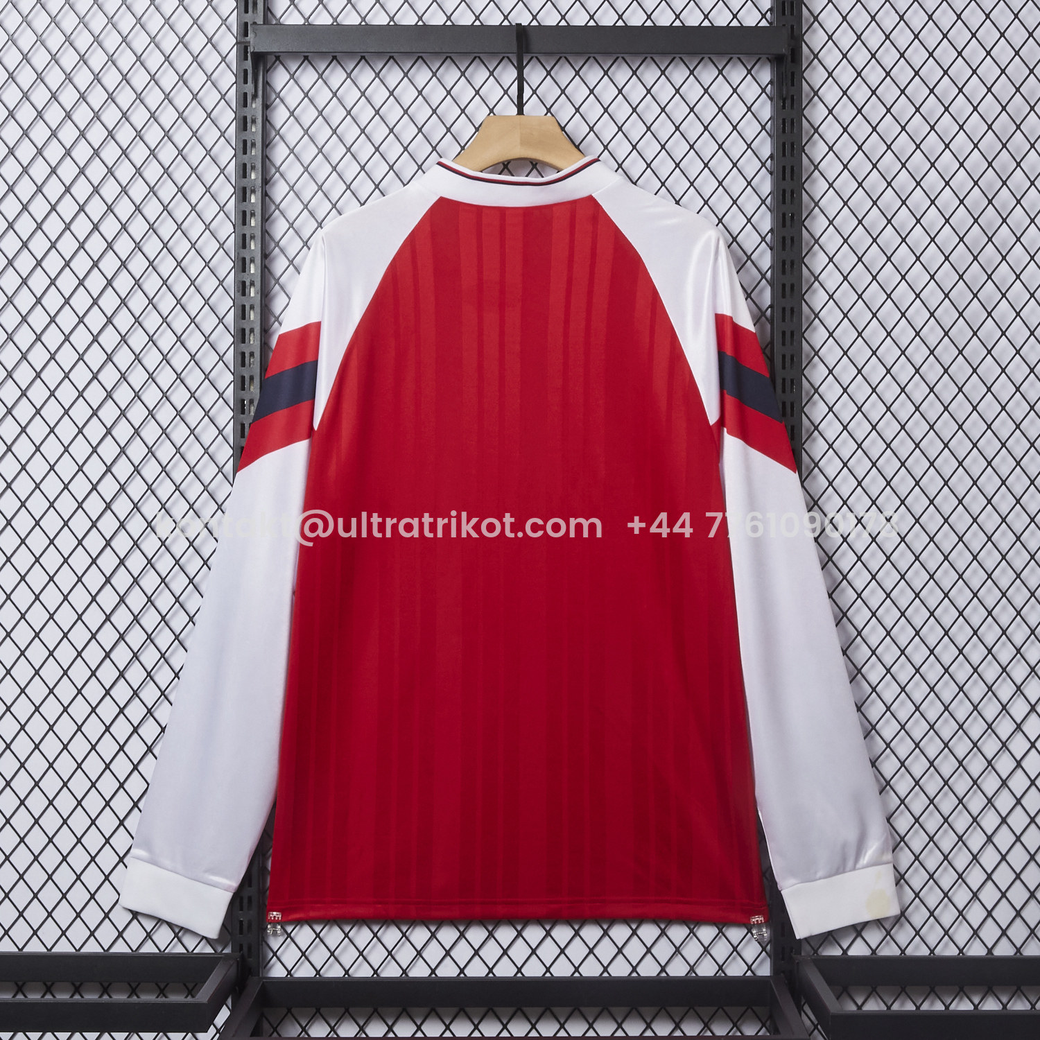 UltraTrikot-Retro Arsenal 92-94 Home Long Sleeves Jersey