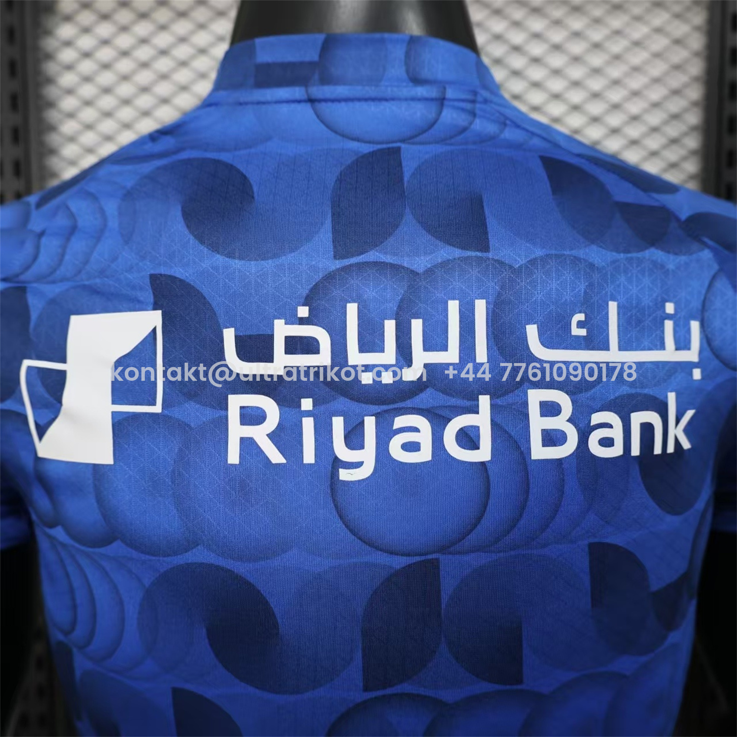 UltraTrikot-Al Hilal Riyadh Crescent 25-26 Pre-Match Training Blue Jersey - Player Version