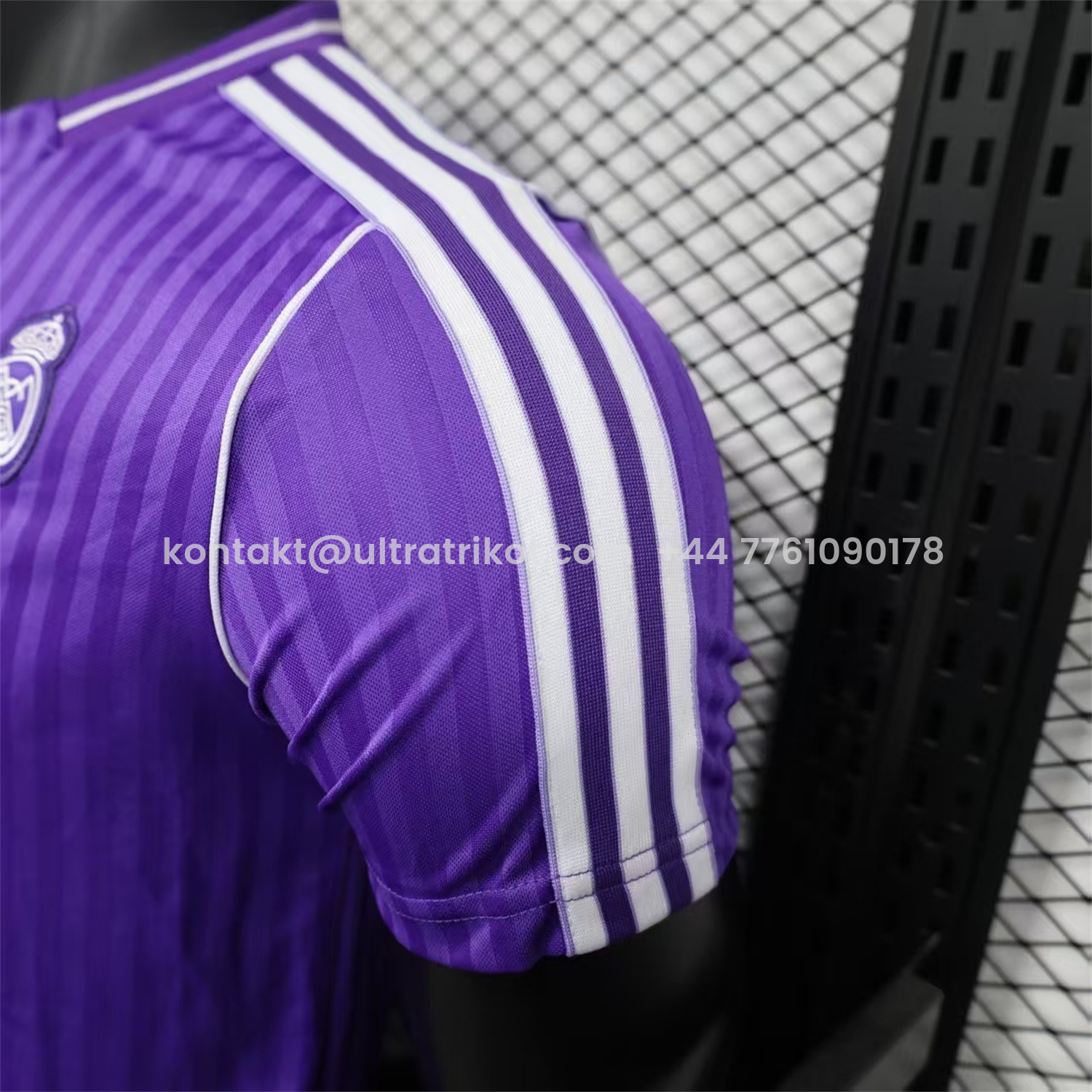 UltraTrikot-Real Madrid 25-26 Icon Range Trefoil Purple Travel Jersey - Player Version