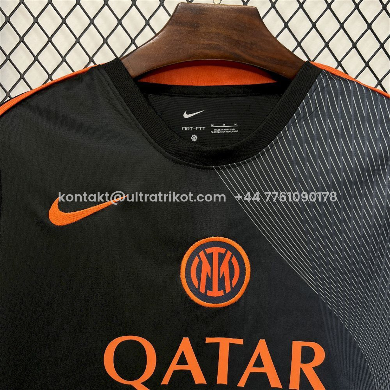 UltraTrikot-Inter Milan 25-26 Orange And Black Training Jersey - Fans Version