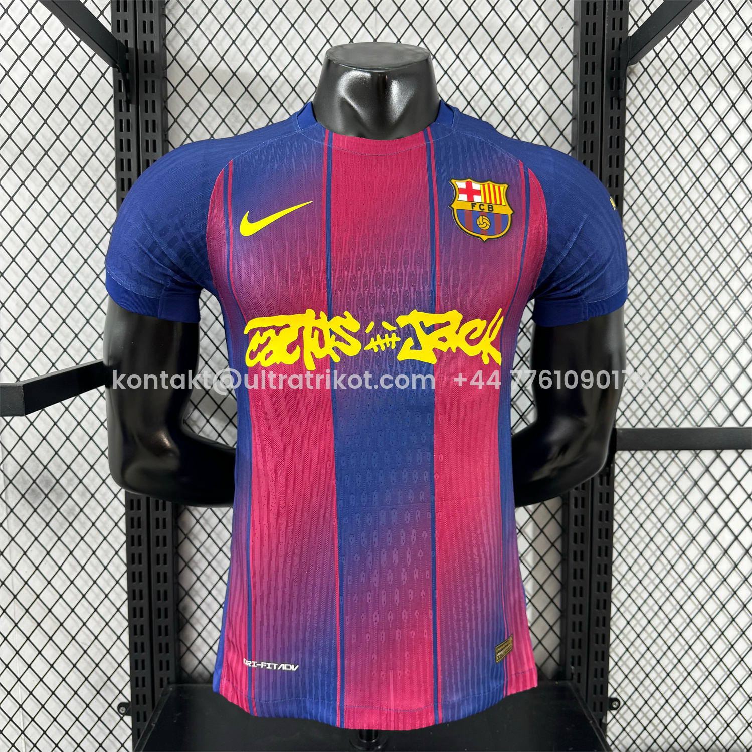 UltraTrikot-Barcelona x Travis Scott 25-26 Home Special Edition Jersey - Player Version
