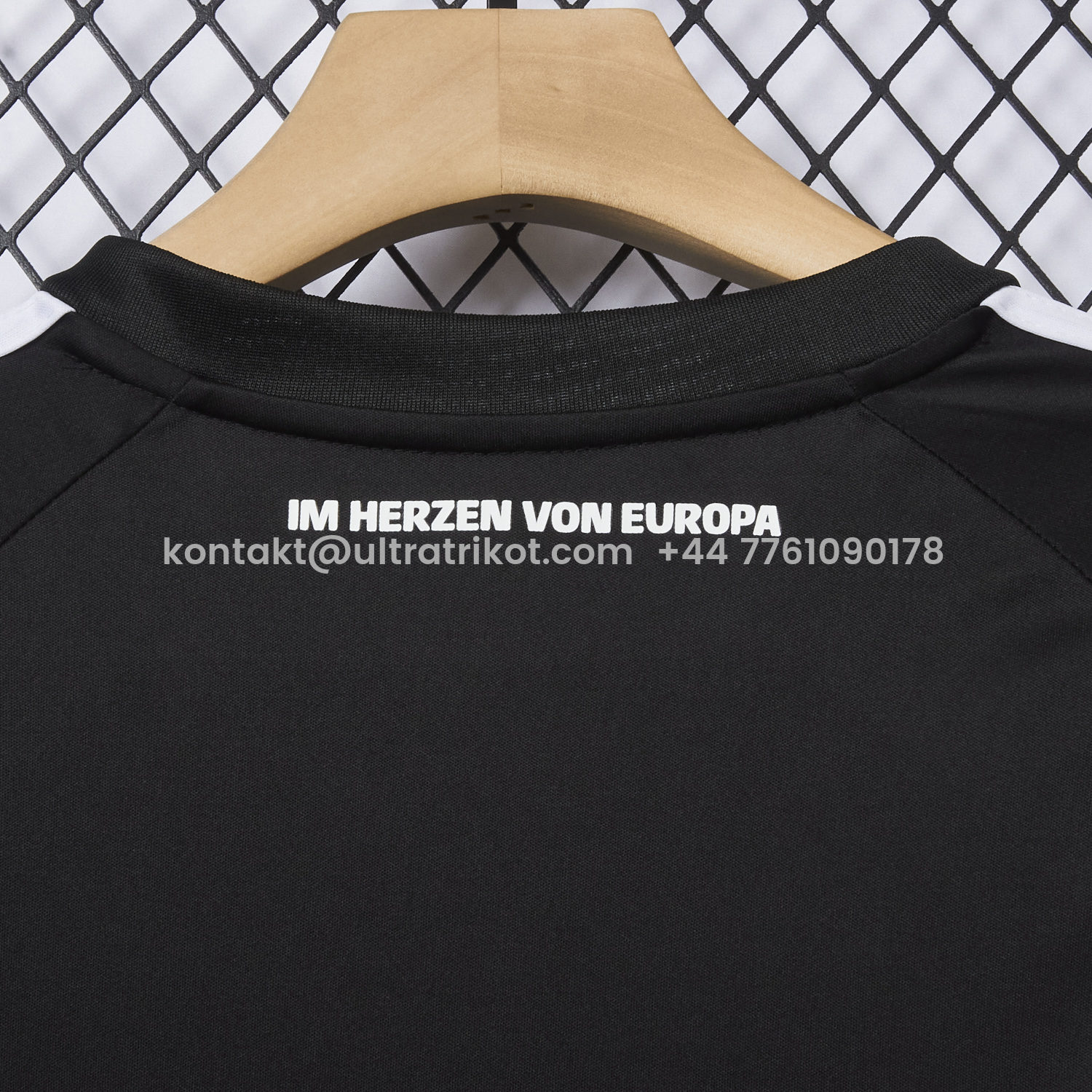 UltraTrikot-Frankfurt 25-26 European Home Black Jersey - Fans Version