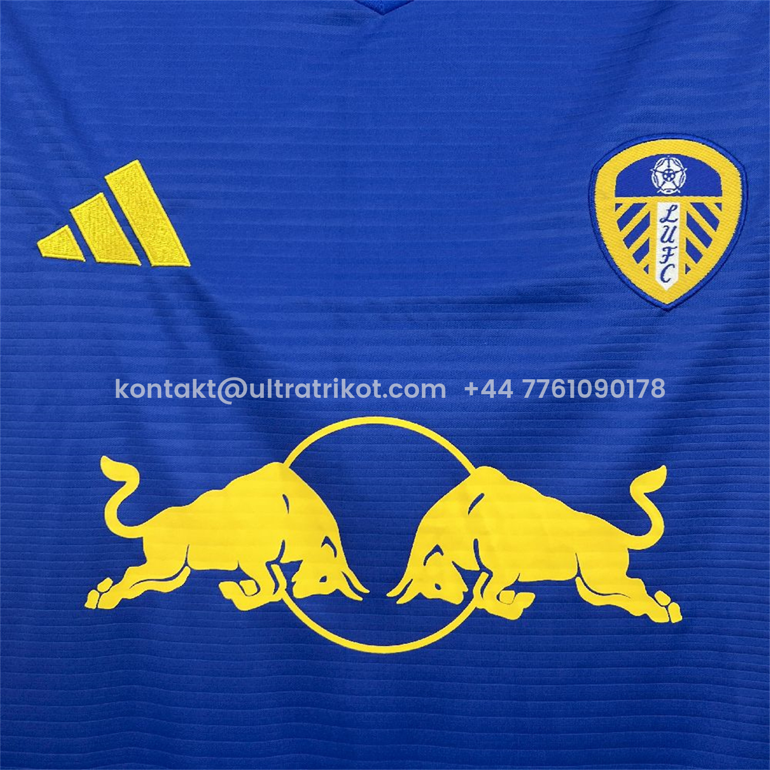 UltraTrikot-Leeds United 25-26 Away Blue Jersey - Fans Version