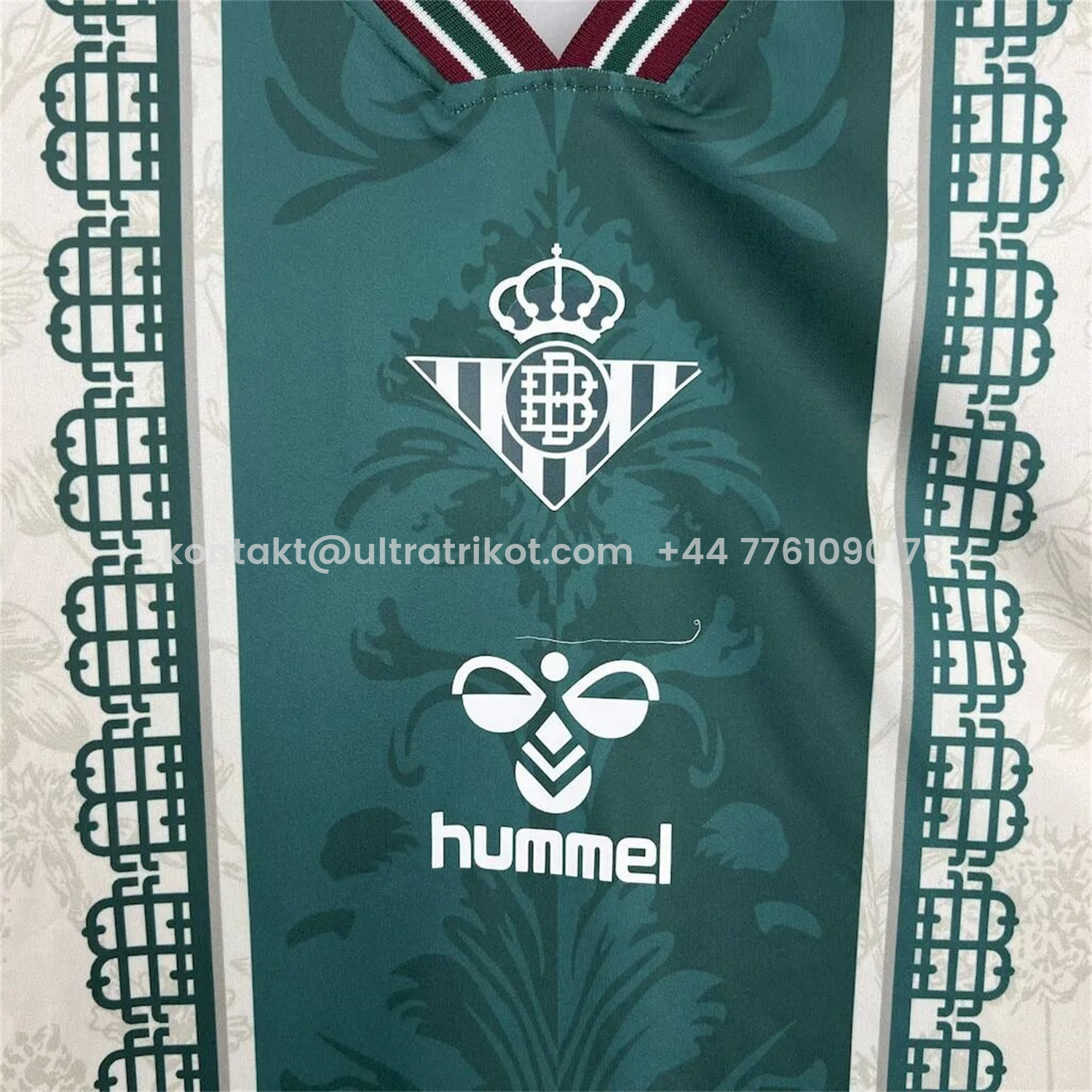 UltraTrikot-Real Betis 25-26 Green Vertical Stripes with White Flower Pattern Special Jersey - Fans Version
