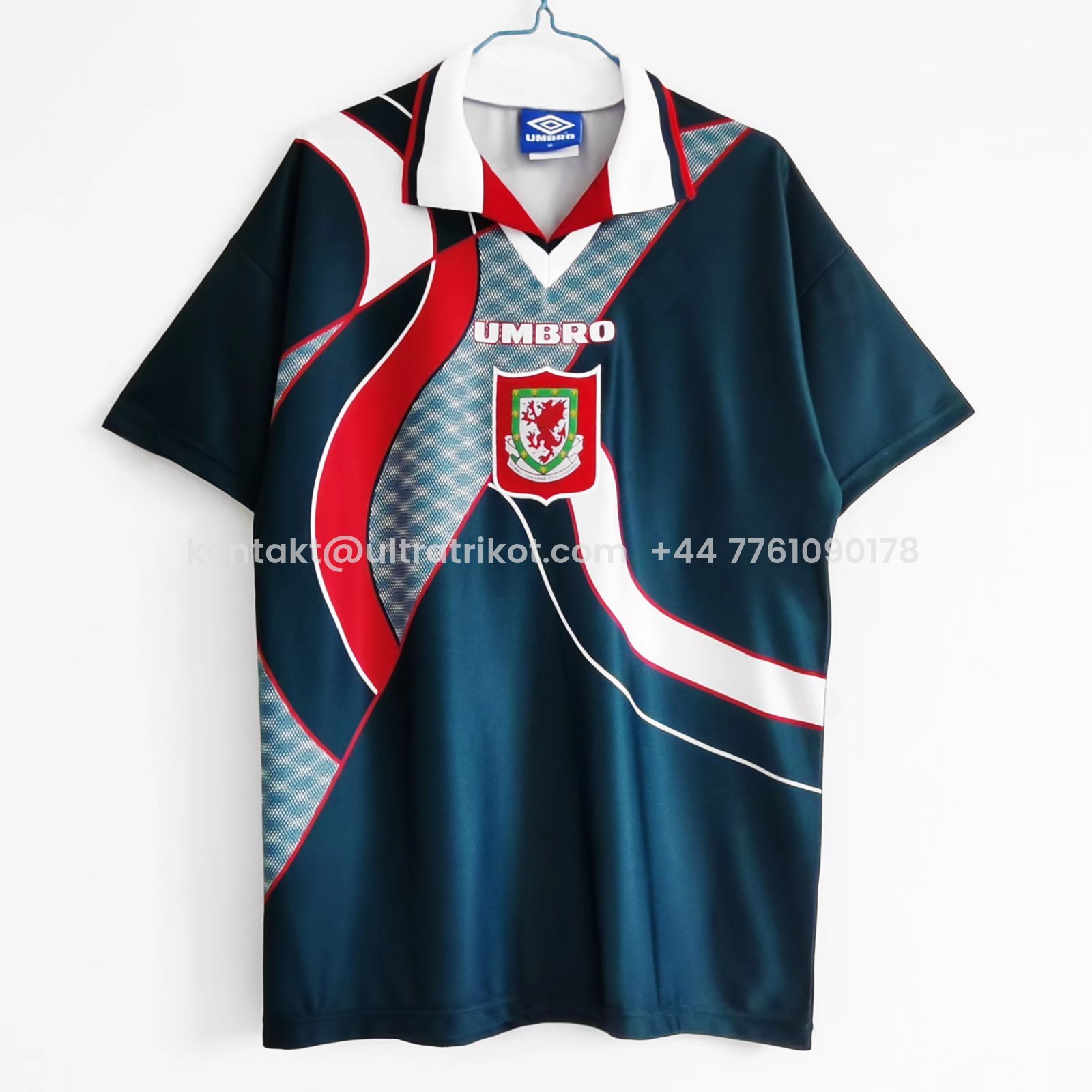 UltraTrikot-Retro Wales 1994 Away Stadium Jersey