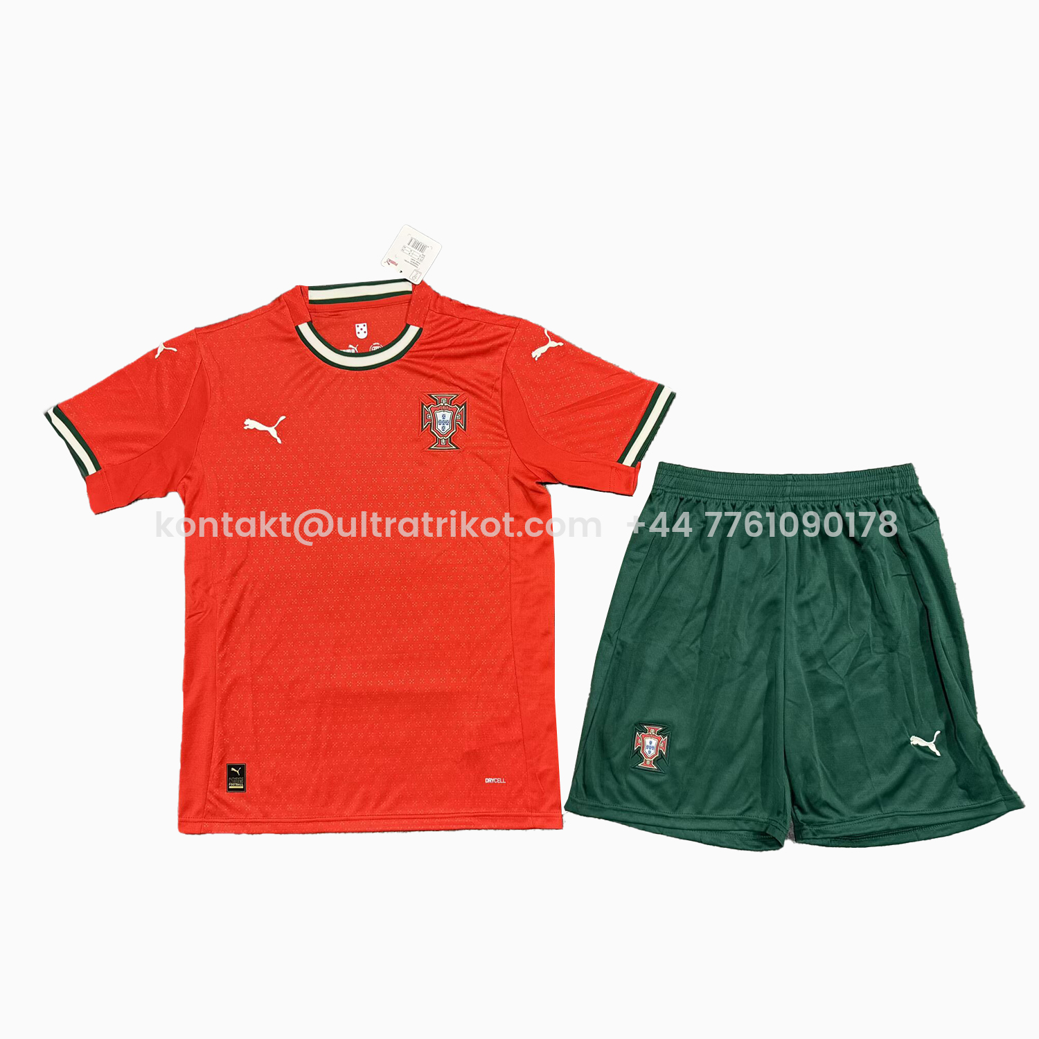 UltraTrikot-Portugal 2026 Home Men's Adult Jersey Set - Fans Version