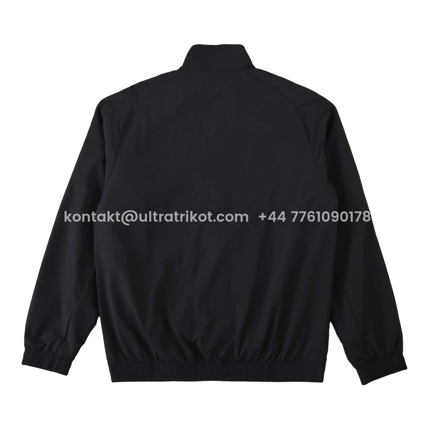 UltraTrikot-Liver.pool 25-26 Throwback Windbreaker Jacket - Black