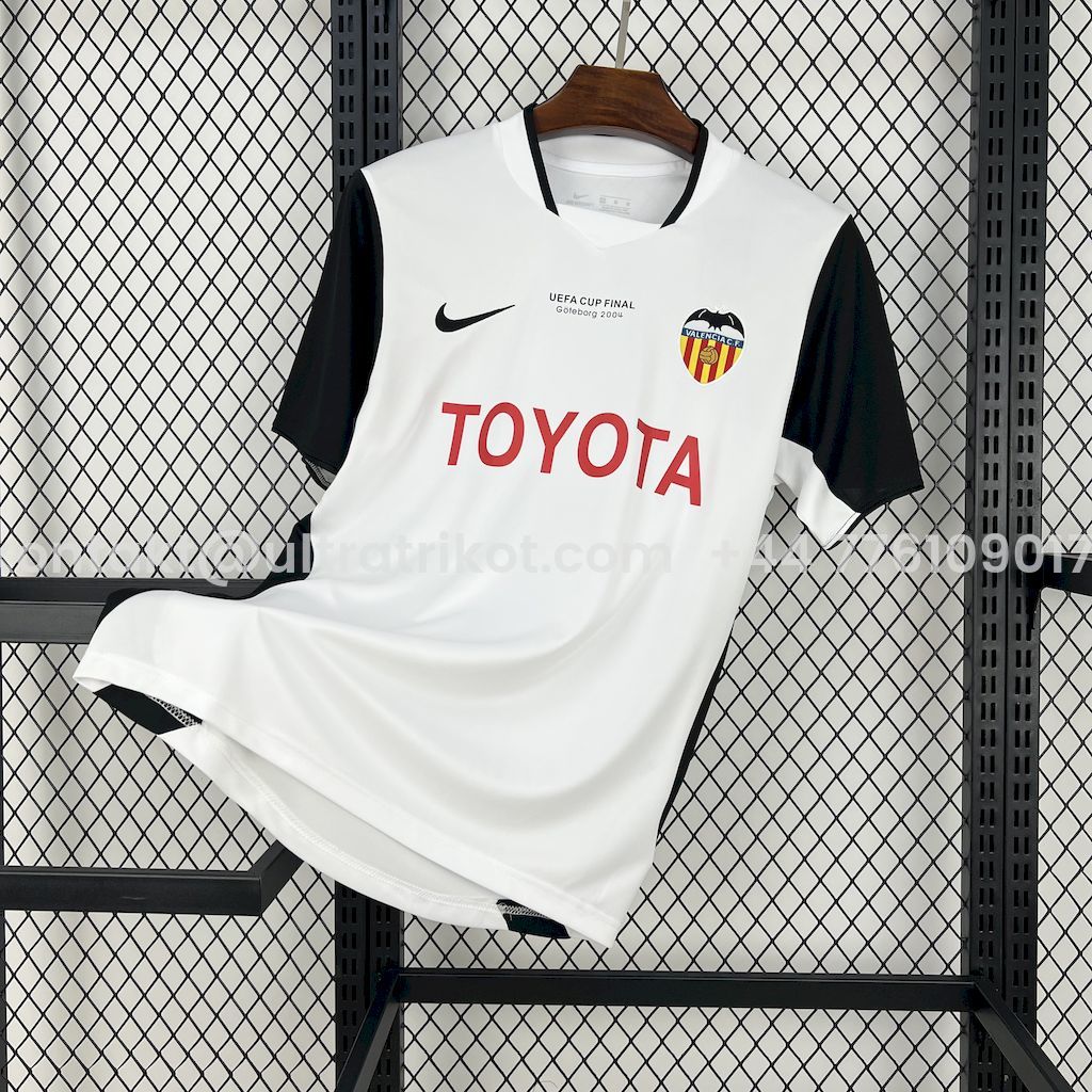 UltraTrikot-Retro Valencia 2003-04 UEFA Cup Final Home Jersey