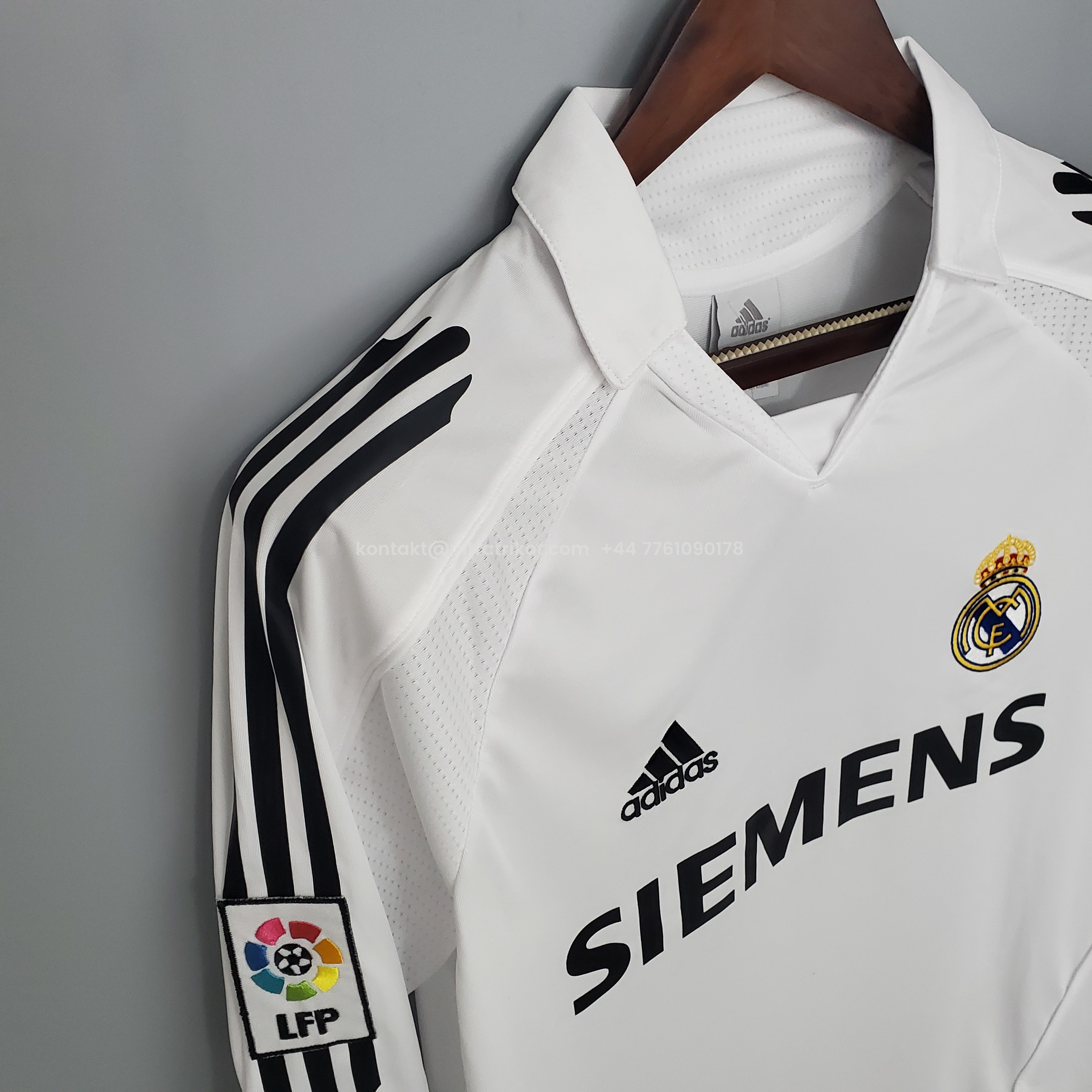 UltraTrikot-Retro Real Madrid 05-06 Home Stadium Long Sleeve Jersey