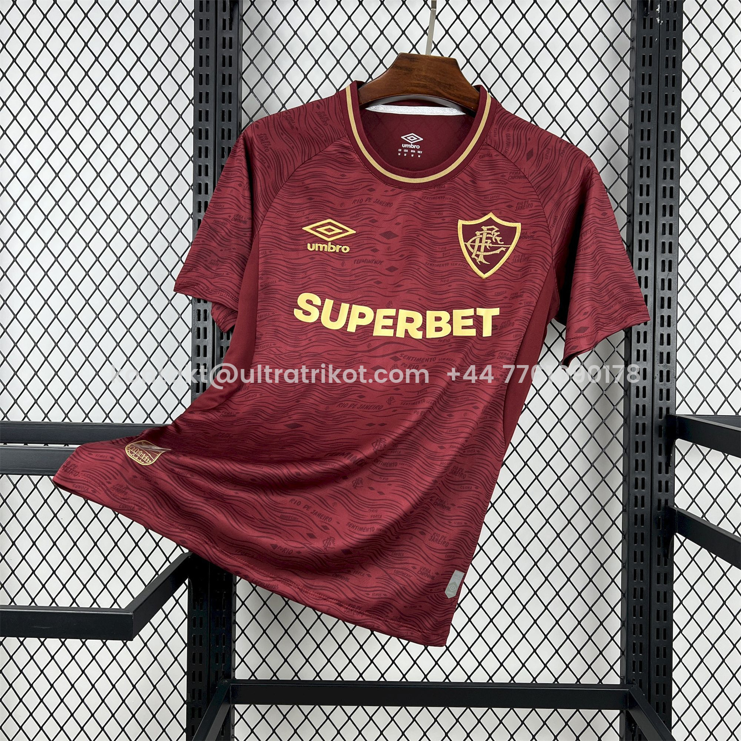 UltraTrikot-Fluminense 25-26 Third Red Jersey - Fans Version