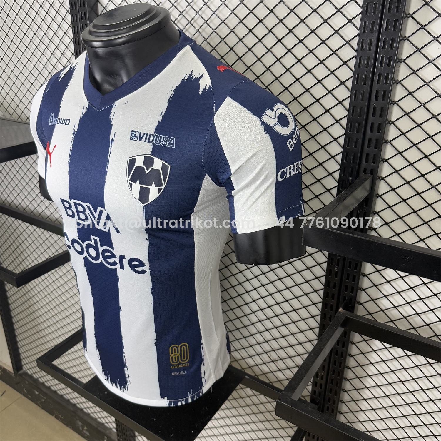 UltraTrikot-Rayados Monterrey 25-26 Home Stripes Jersey - Player Version