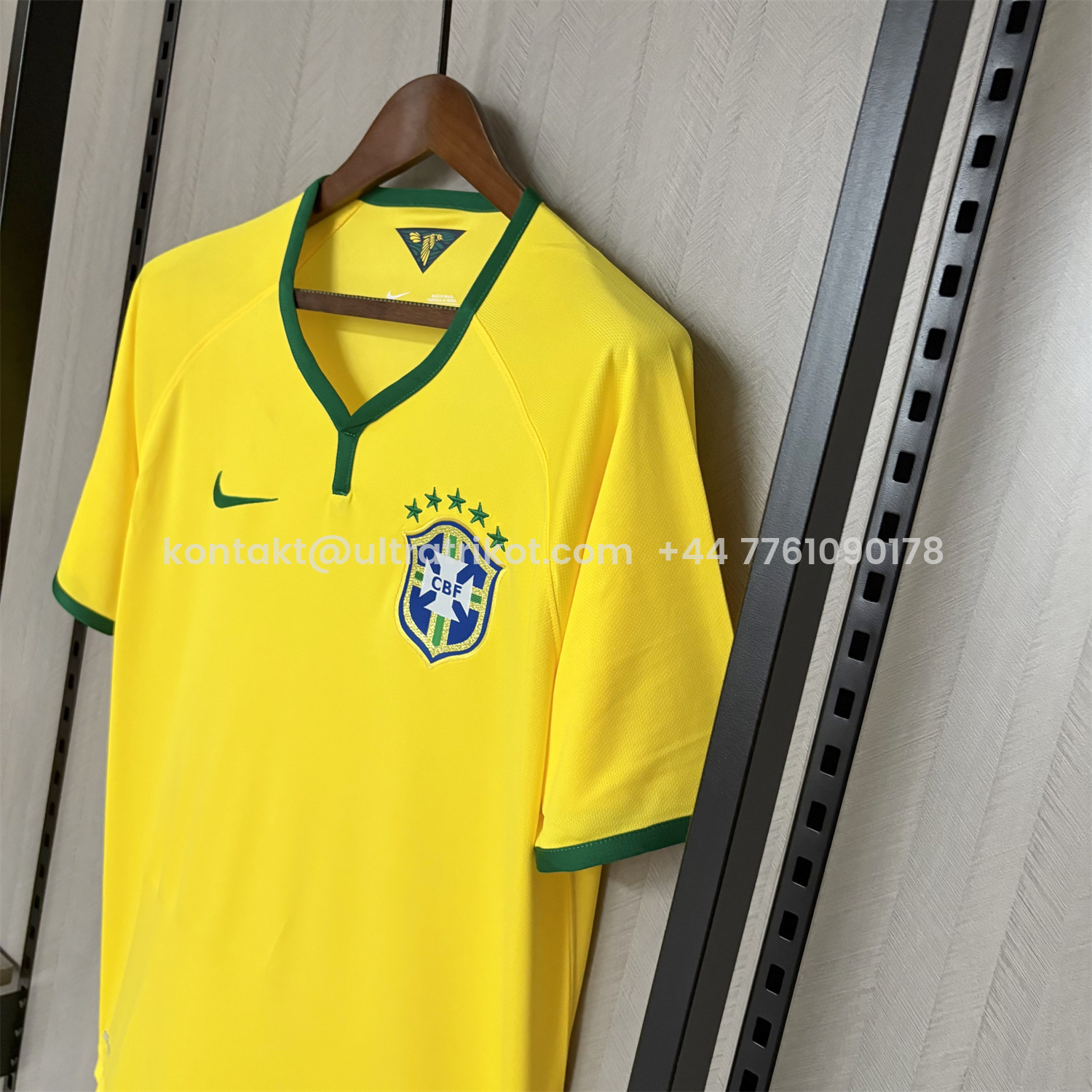 UltraTrikot-Retro Brazil 2014 Home Jersey