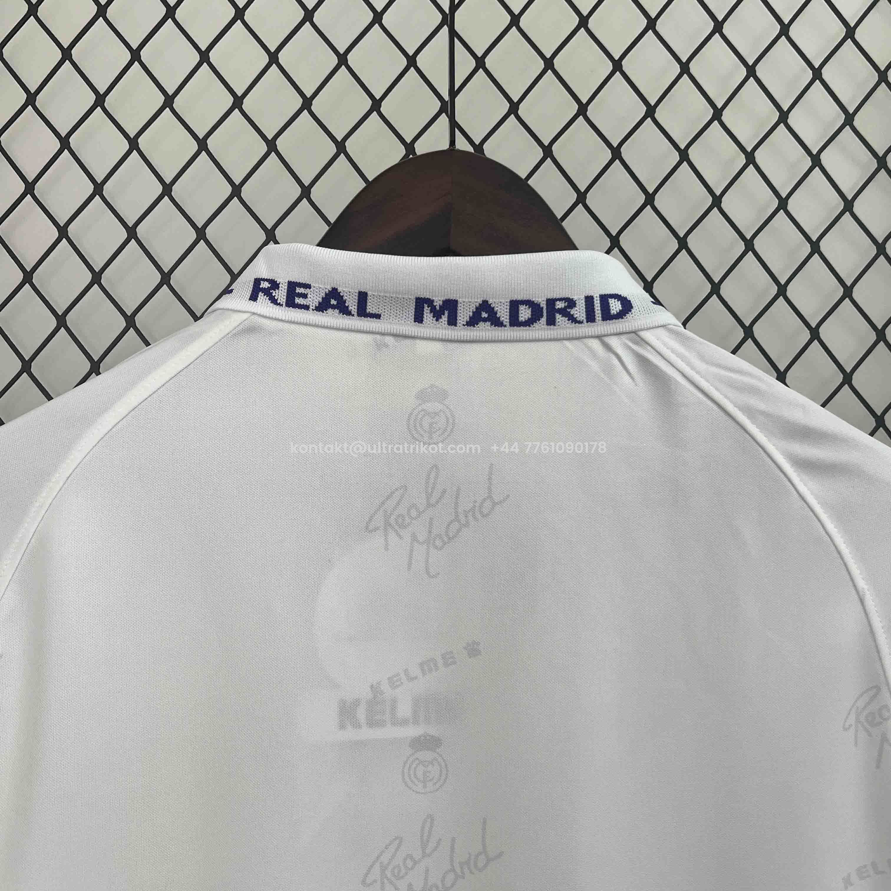 UltraTrikot-Retro Real Madrid 1994-96 Home Long Sleeve Jersey