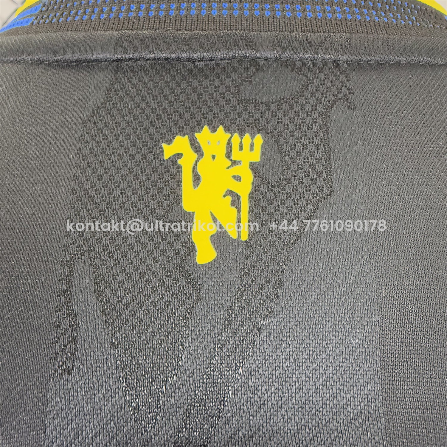 UltraTrikot-Manchester United 25-26 Third Black Long Sleeves Jersey - Player Version