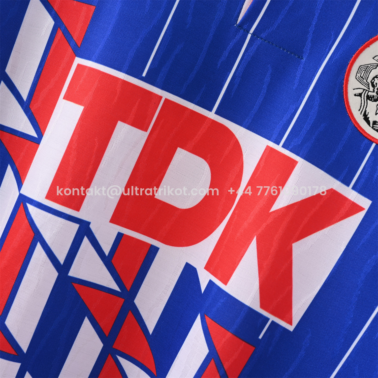 UltraTrikot-Retro Ajax 1990 Away Long Sleeve Jersey