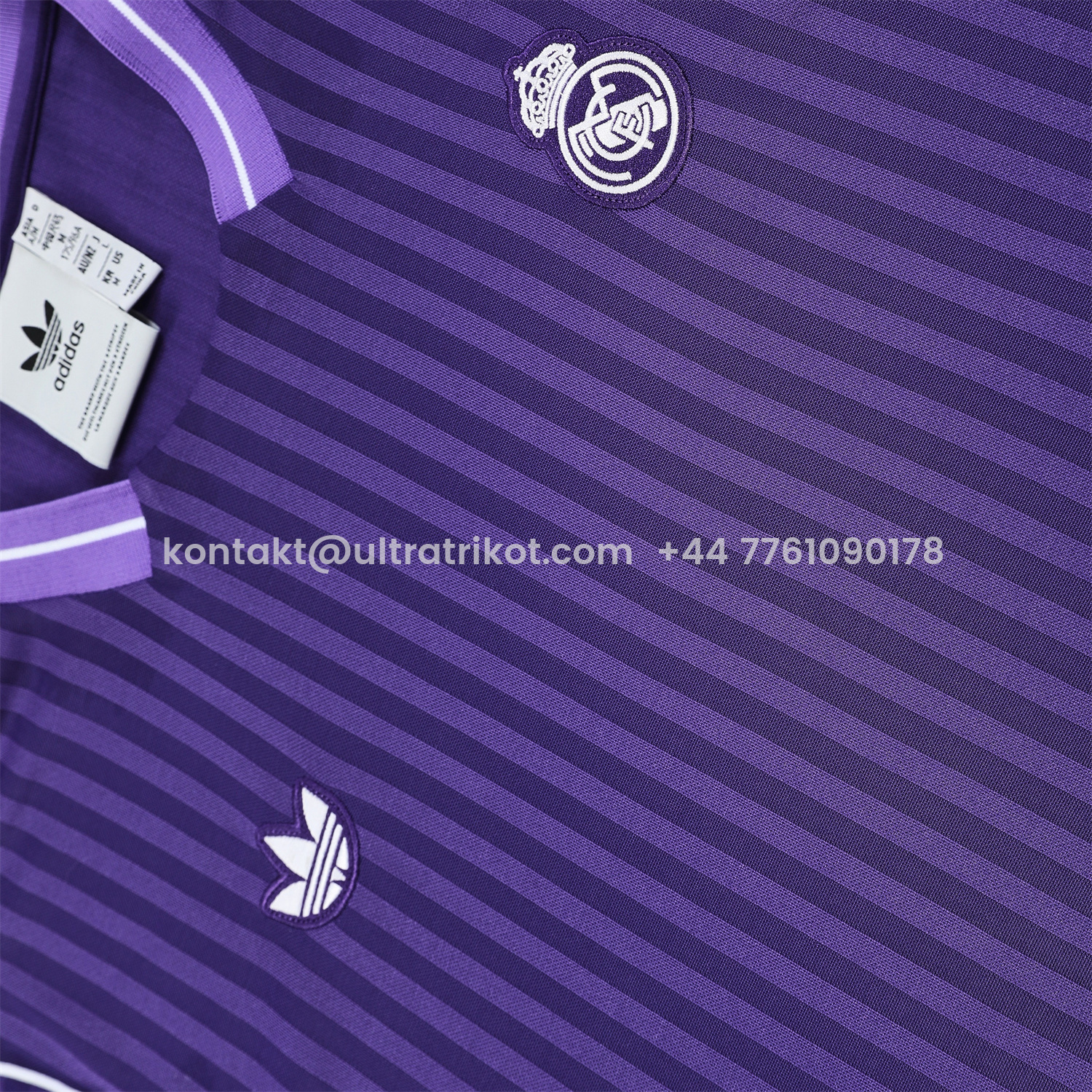 UltraTrikot-Real Madrid 25-26 Short-Sleeve Training Set - Pure Purple Top & Purple Shorts