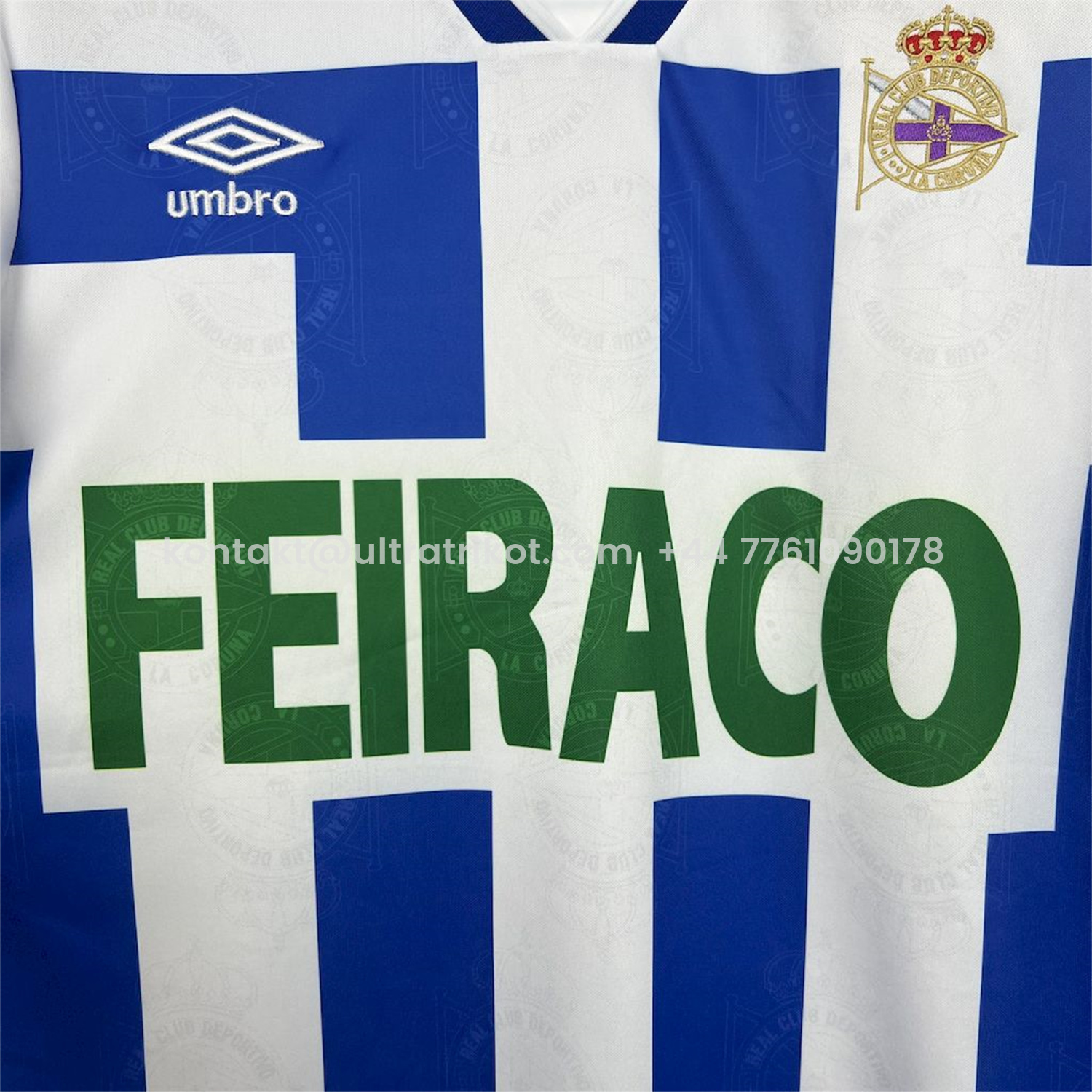 UltraTrikot-Retro Deportivo de La Coruña 1994-95 Home Jersey