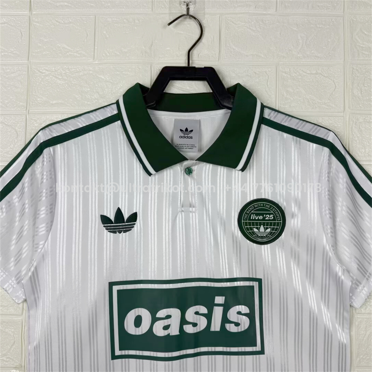 UltraTrikot-Bohemian 25-26 Oasis Originals Tour White Stripes Jersey - Fans Version