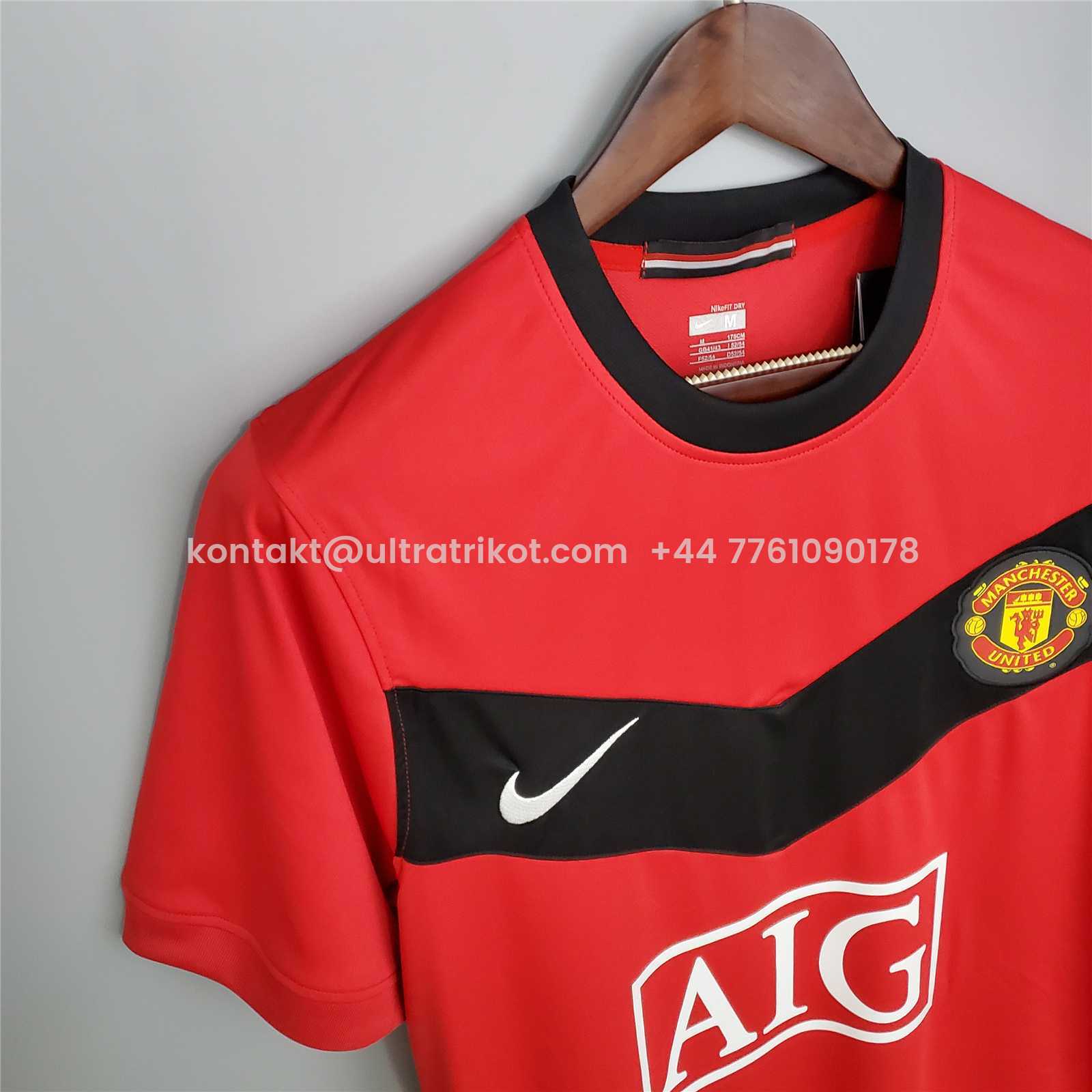 UltraTrikot-Retro Manchester United 09-10 Home Stadium Jersey
