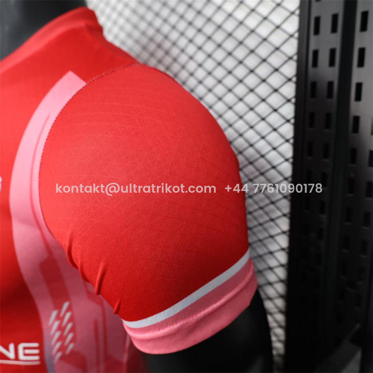 UltraTrikot-Marseille 25-26 Red And Pink Stripes Special Jersey - Player Version