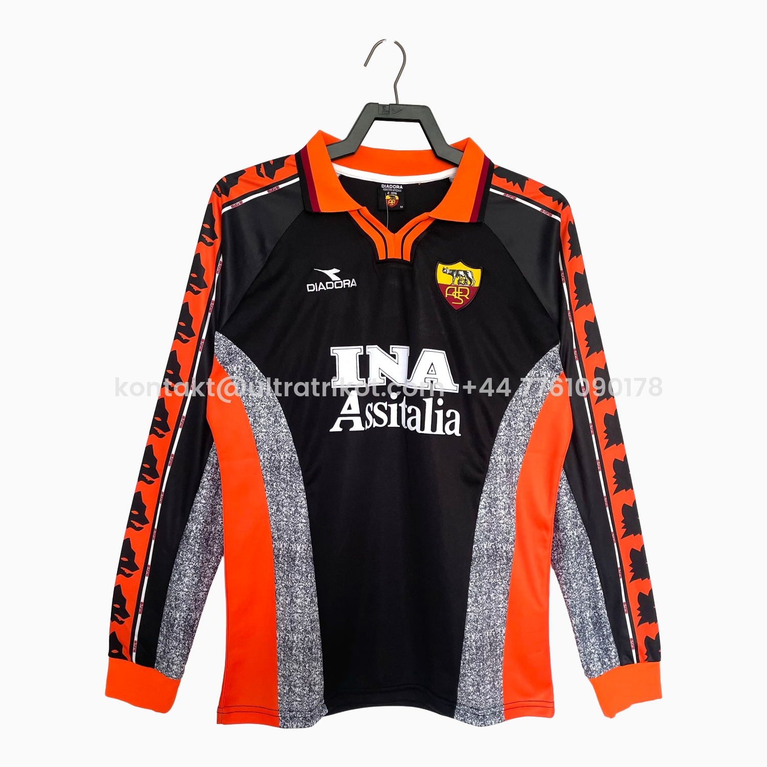 UltraTrikot-Retro Roma 1998-99 Third Long Sleeves Jersey