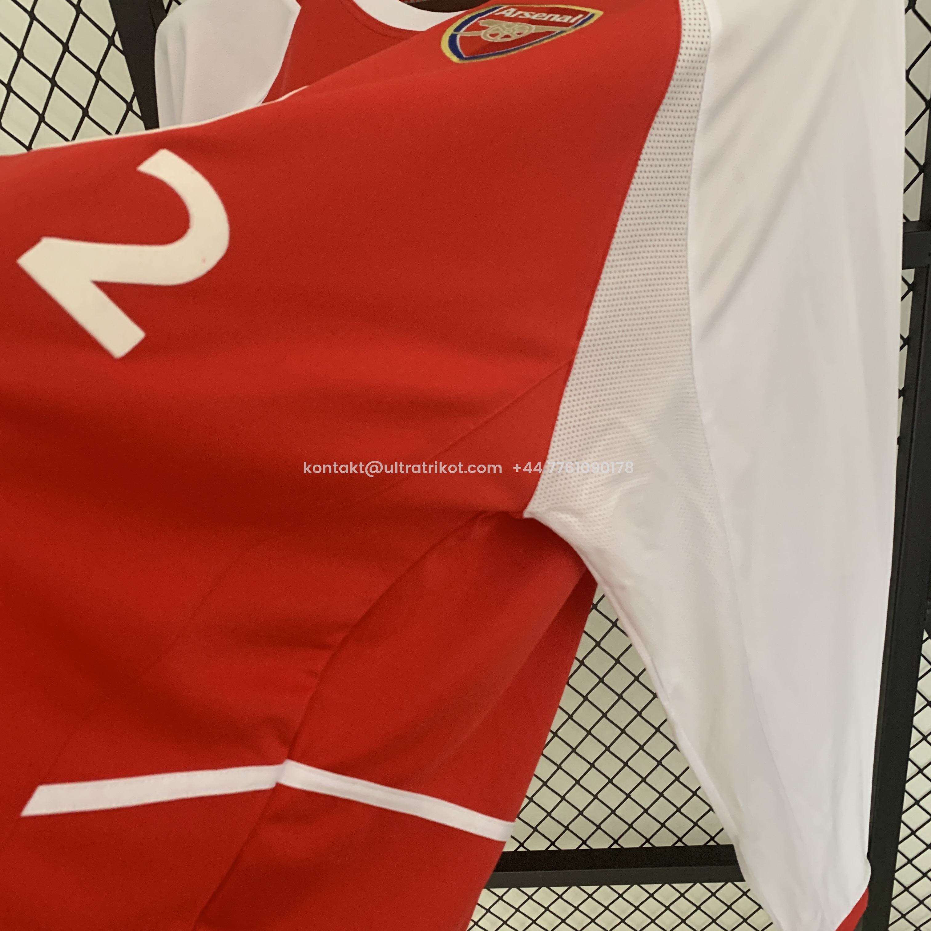 UltraTrikot-Retro Arsenal 02-04 Home Stadium Long Sleeve Jersey