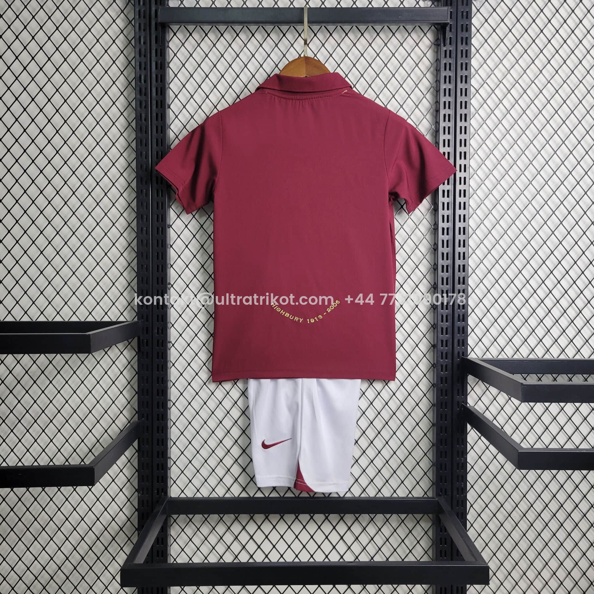 UltraTrikot-Retro Arsenal 2005-06 Home Stadium Kids Kit