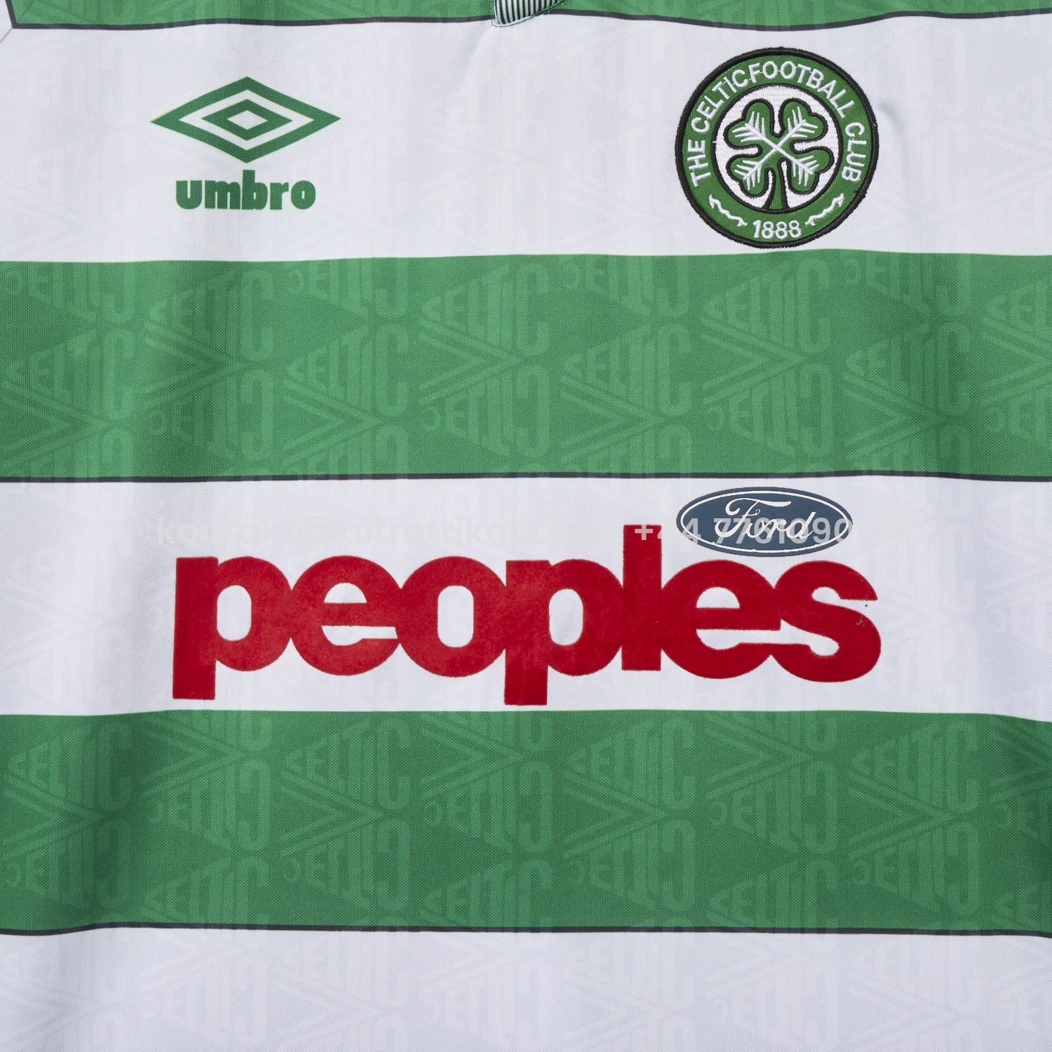 UltraTrikot-Retro Celtic 1991-92 Home Jersey