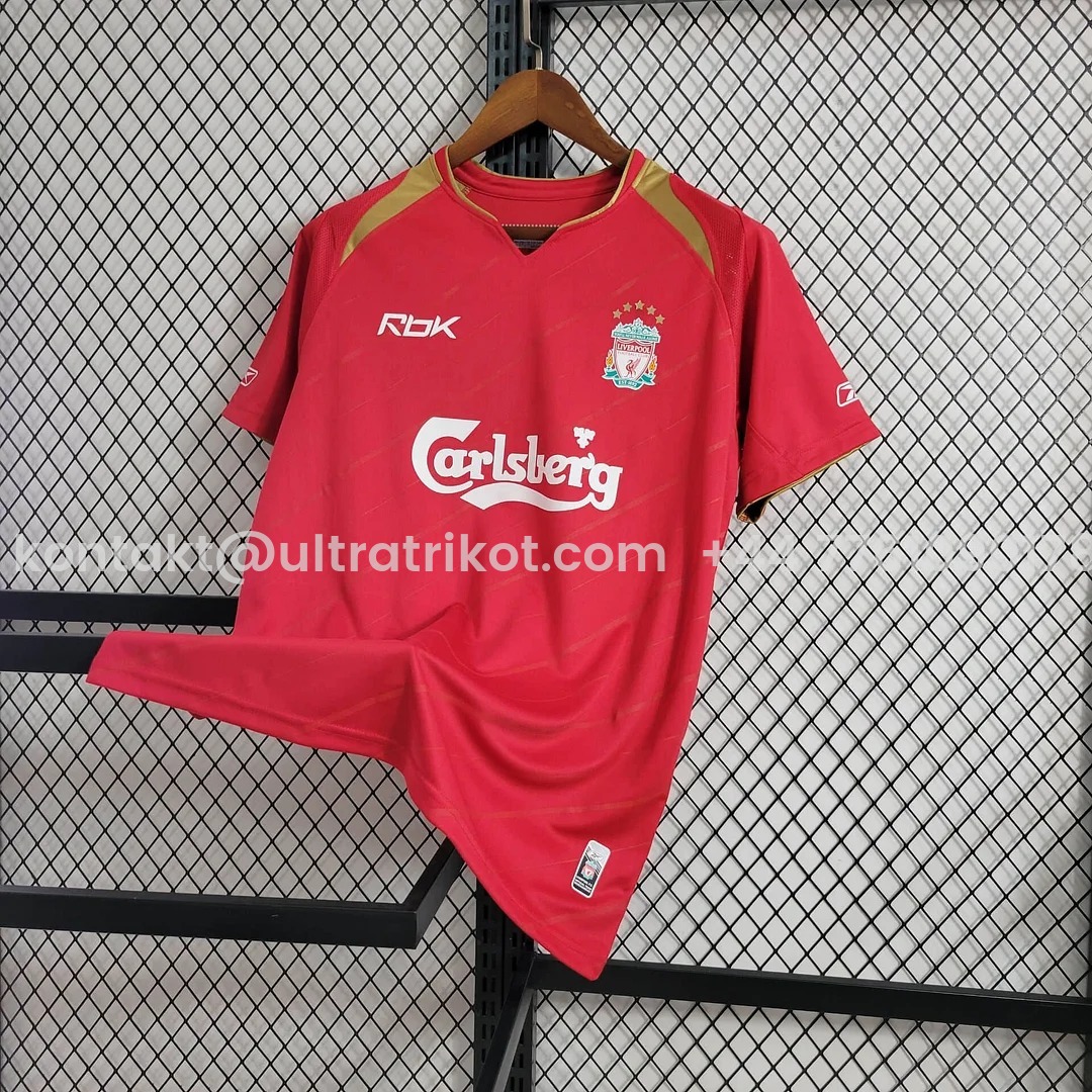 UltraTrikot-Retro Liver.pool 2005-06 European Home Stadium Jersey