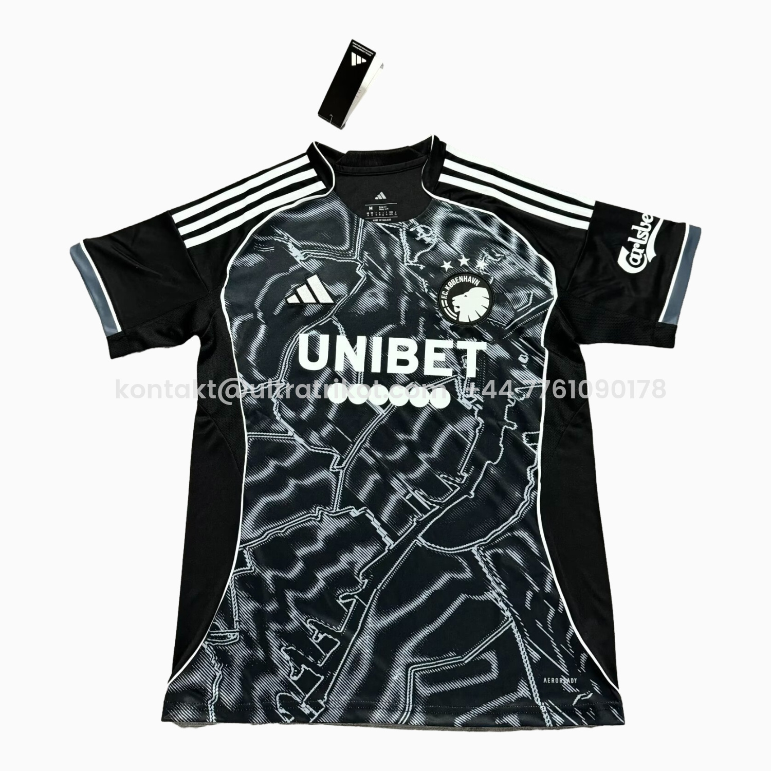 UltraTrikot-Copenhagen 25-26 Away Black Jersey - Fans Version