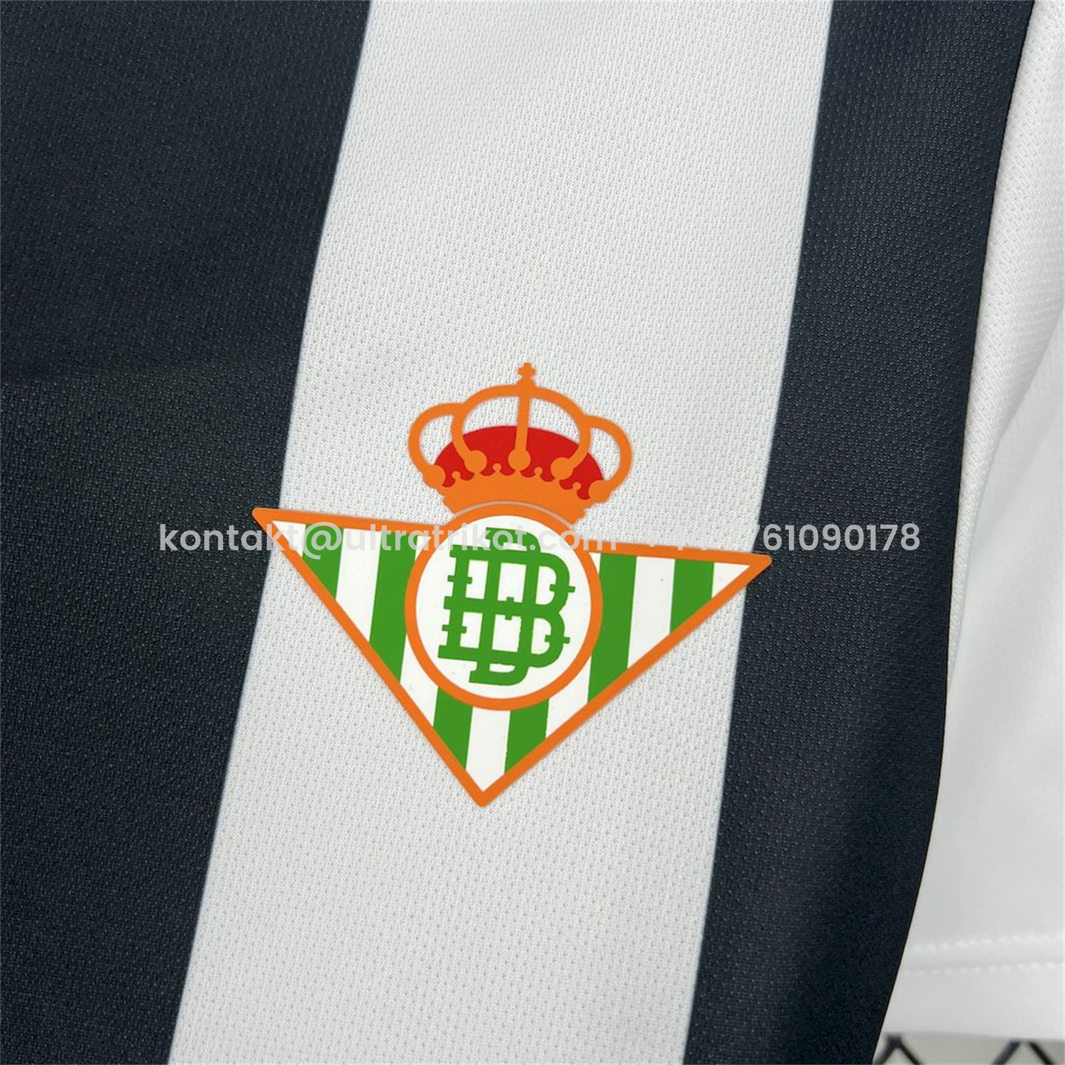 UltraTrikot-Real Betis 25-26 Black and White Stripes Special Edition Jersey - Fans Version