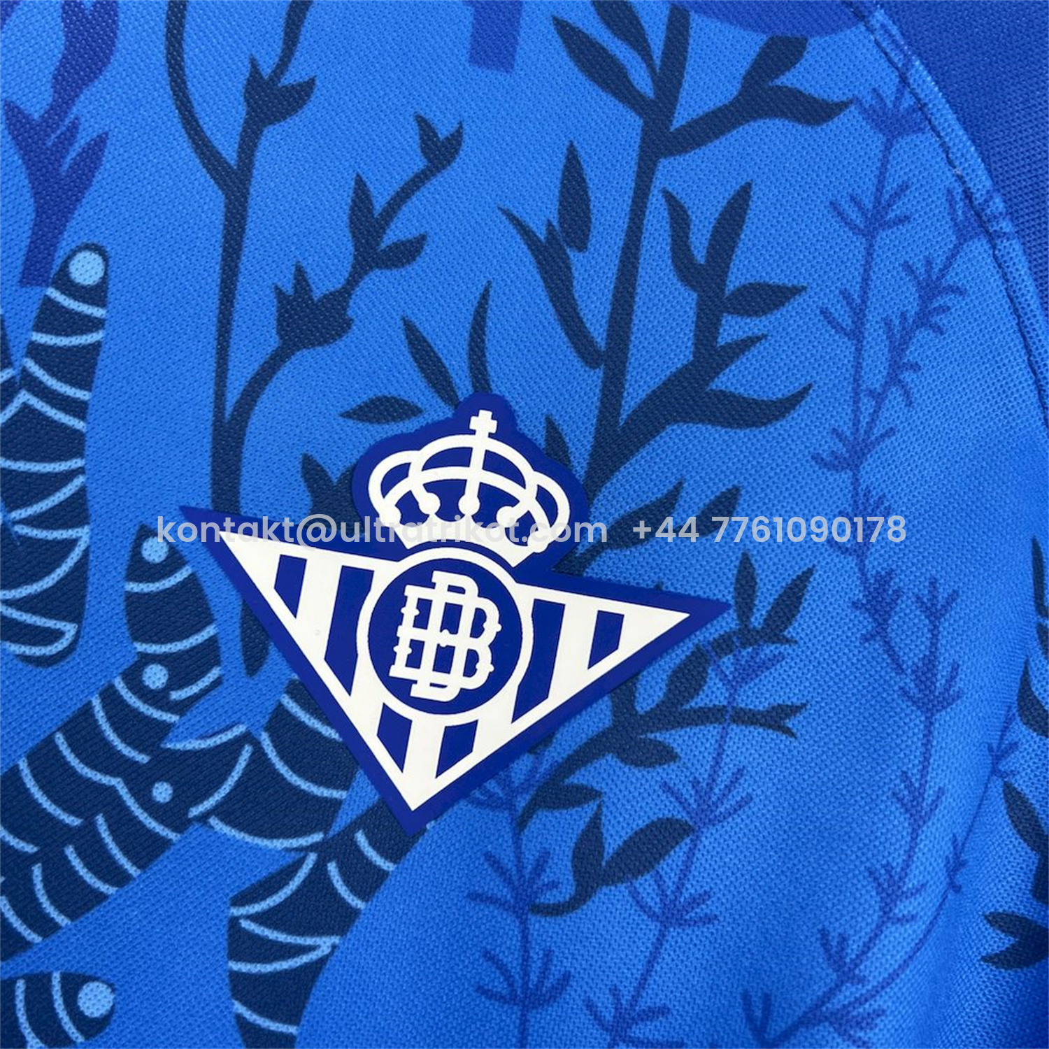UltraTrikot-Real Betis 24-25 Blue GK Sustainability Jersey - Fans Version