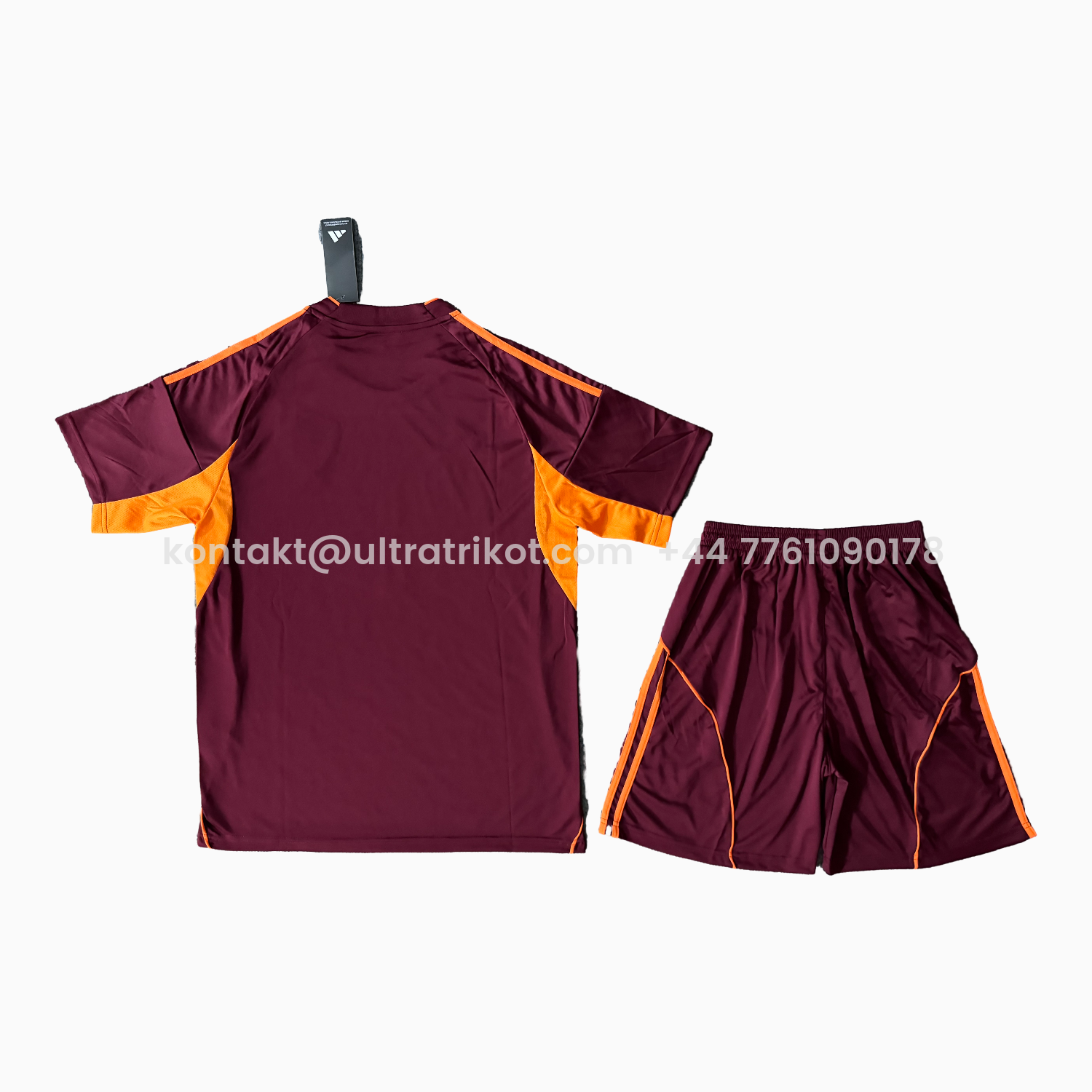 UltraTrikot-AS Roma 25-26 Home Men's Adult Jersey Set - Fans Version