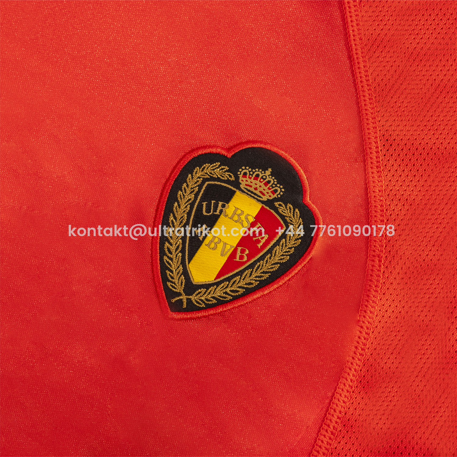 UltraTrikot-Retro Belgium 2000 Home Red Jersey