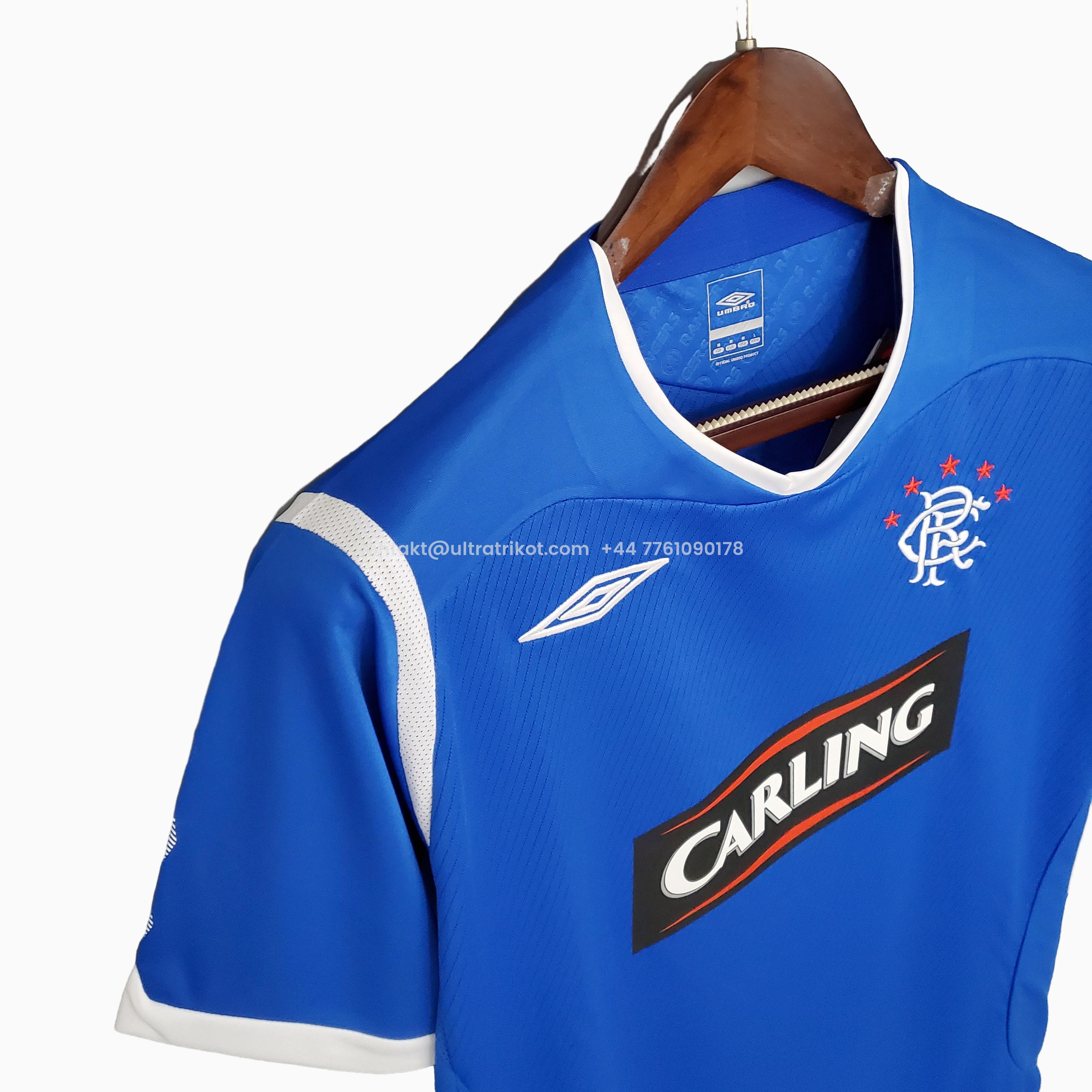 UltraTrikot-Retro Glasgow Rangers 08-09 Home Stadium Jersey